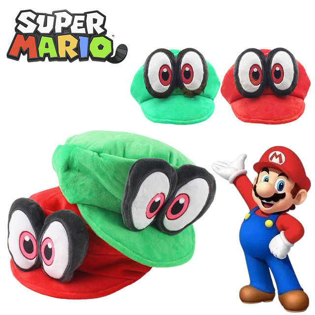 Gioco Super Mario Odyssey idraulico Cosplay cappello adulto bambini fatti a  mano Cartoon berretto da Baseball Party Masquerade regali di natale Prop -  AliExpress