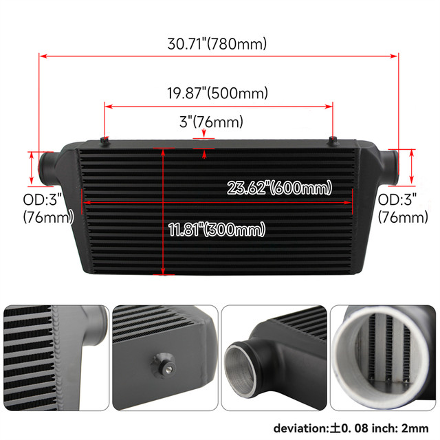 RB25 RB20 メイカー不明 インタークーラー 配管付き S7f6770bd18de4adeaffb7b9ac6fc4