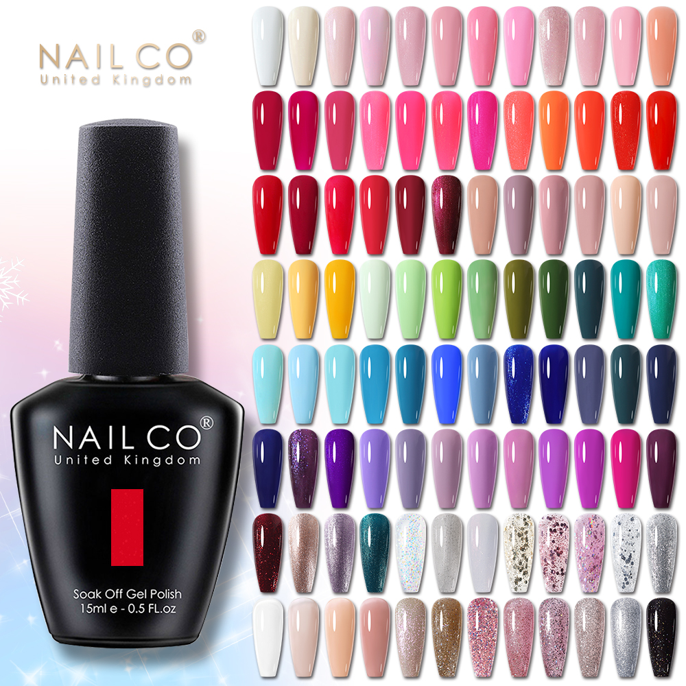 Best of NAILCO Nail Gel Polish 15ml Red Pink Color Gel Polish Soak Off Long Lasting UV Polish Gel Nude Lakiery Hybrydowe Lacquer Varnish Reviews & Tips