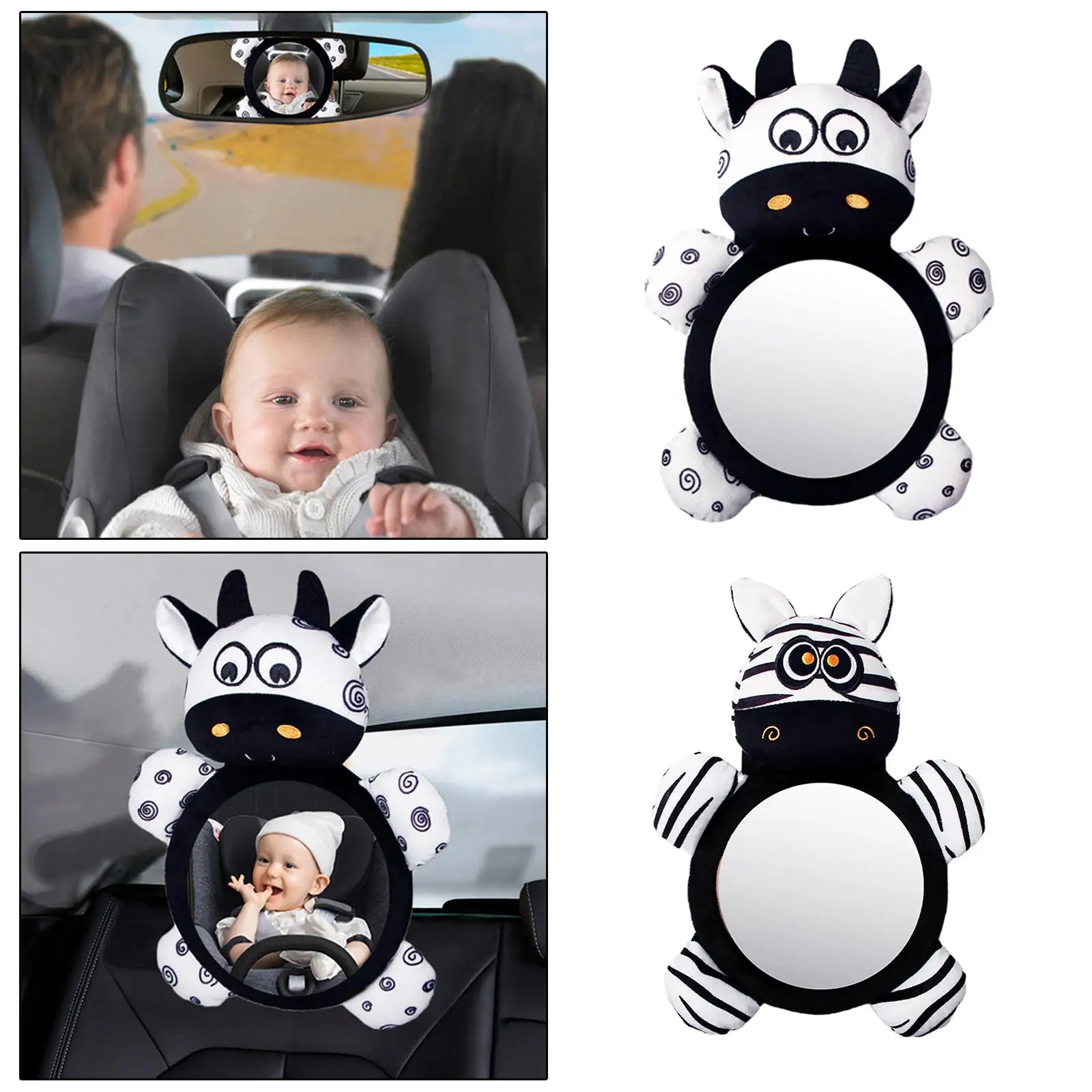 Cute children car Mirror Reflector Reverse-Direction Rear Facing Mirror   Back View Mirror Baby Toys