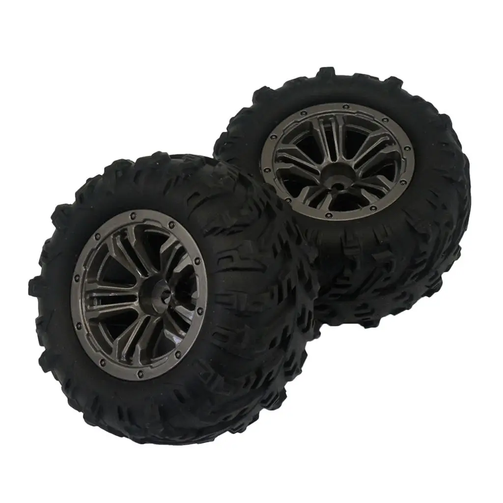2 Pieces. Tires RC Car Wheel Tires :16 High  4WD Big Feet Truck