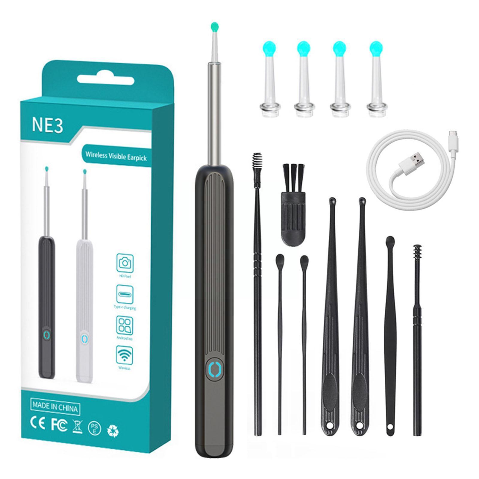 Best of Wireless Smart Visual Ear Cleaner Otoscope Ear Wax Tool NE3 Sticks Ear Removal With Ear Camera Kit Endoscope Ear Cleaning K S3Q3 Reviews & Tips