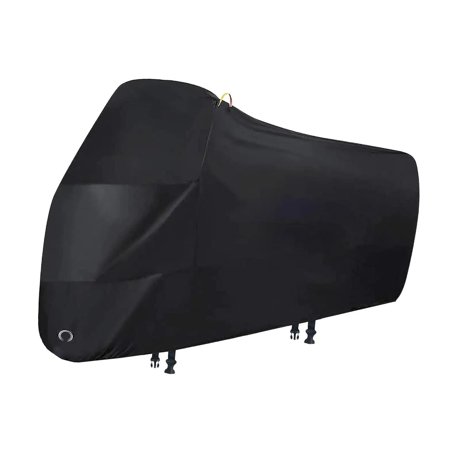 Scooter Mopeds Cover Motorcycle Protective Cover 200x70x110cm Accessory Portable Black Vehicle Cover Large Locking Hole Sturdy