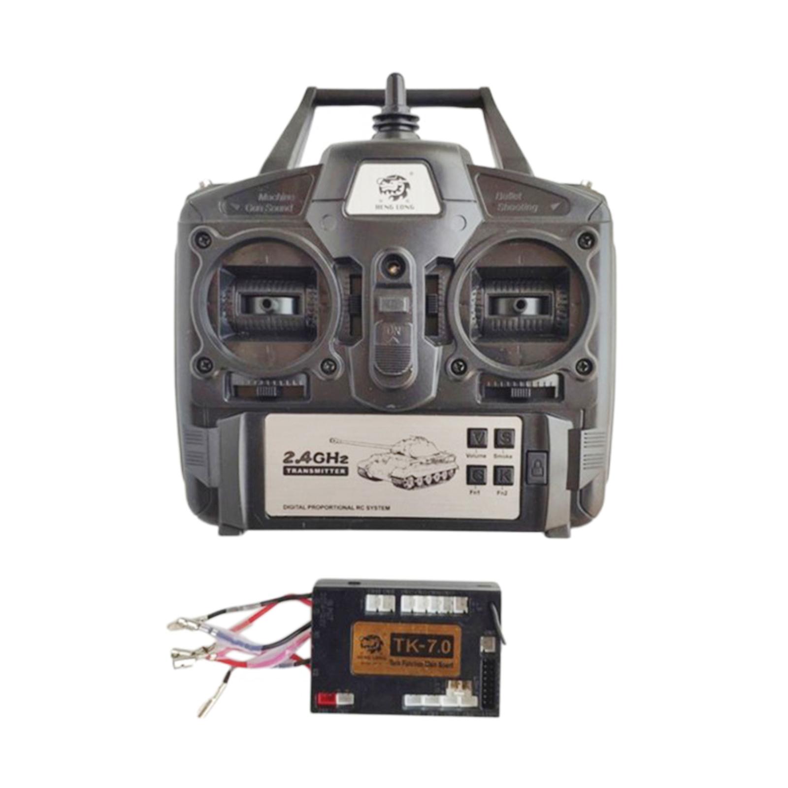 1/16 RC Tank Accessories 6.0 Function Mainboard +  Remote Control System  