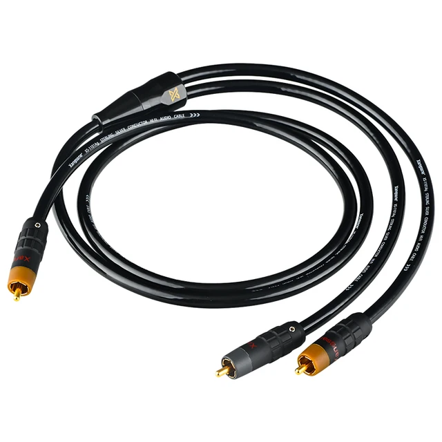 Sub San Audiopure Copper Rca Male To Male Subwoofer Cable - Braided  Shielding