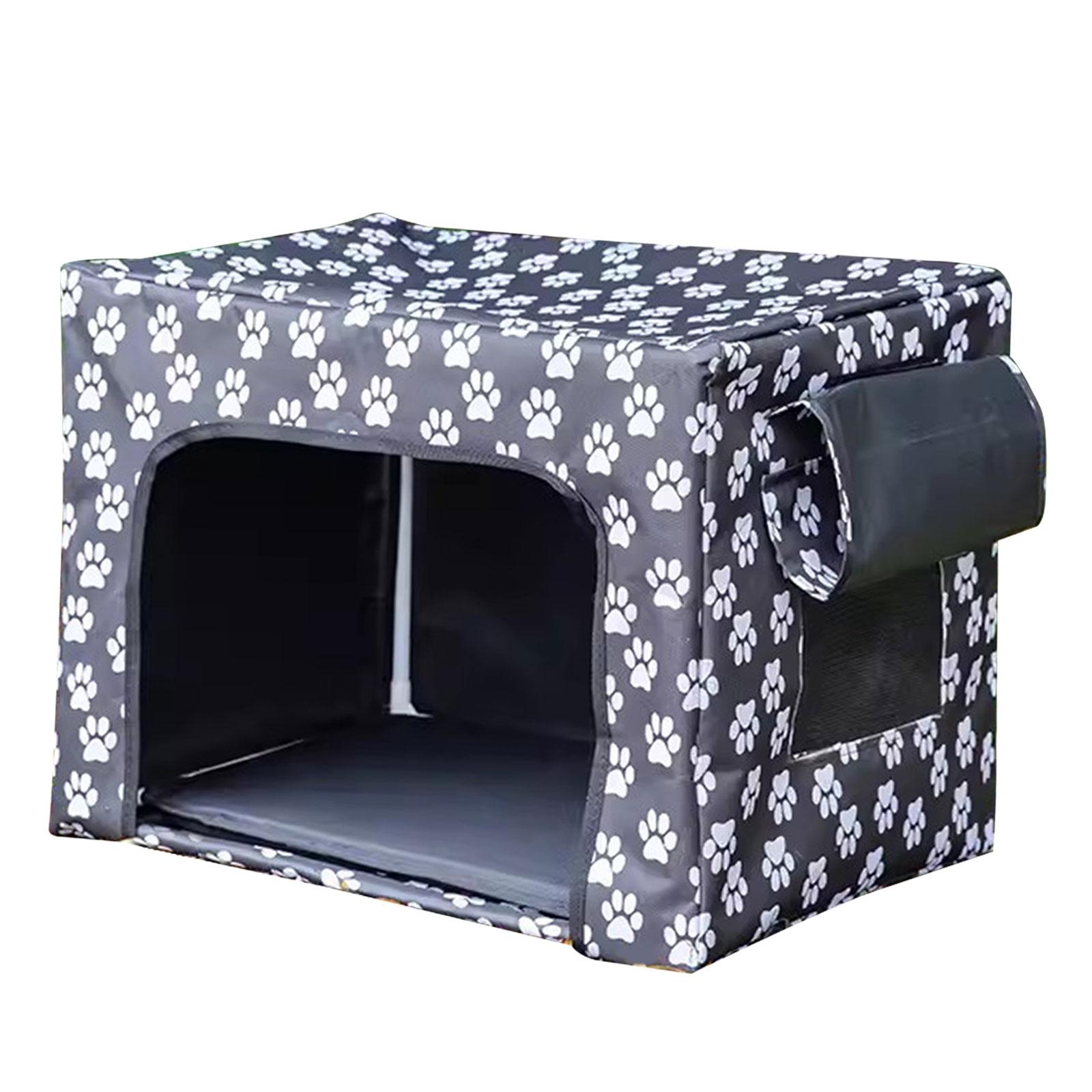 Large Stray Cats Shelter Foldable 55x40x40cm Rainproof Universal Outdoors Cat House Waterproof Pets Cave Homeless Pet Tent