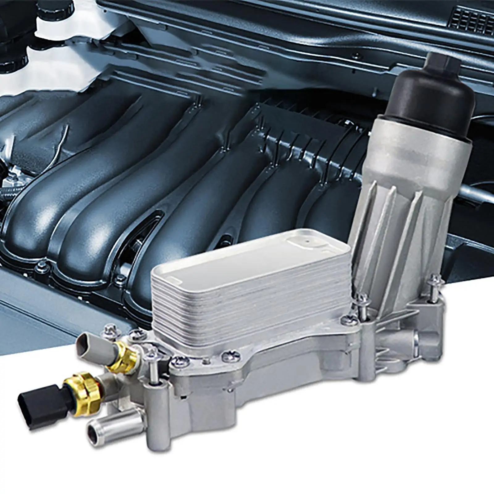 Engine Oil Cooler Oil Filter Housing Adapter 926-876 Fit for Chrysler 200 300 for Grand Cherokee 2011-2016 68105583AA 5184294AE