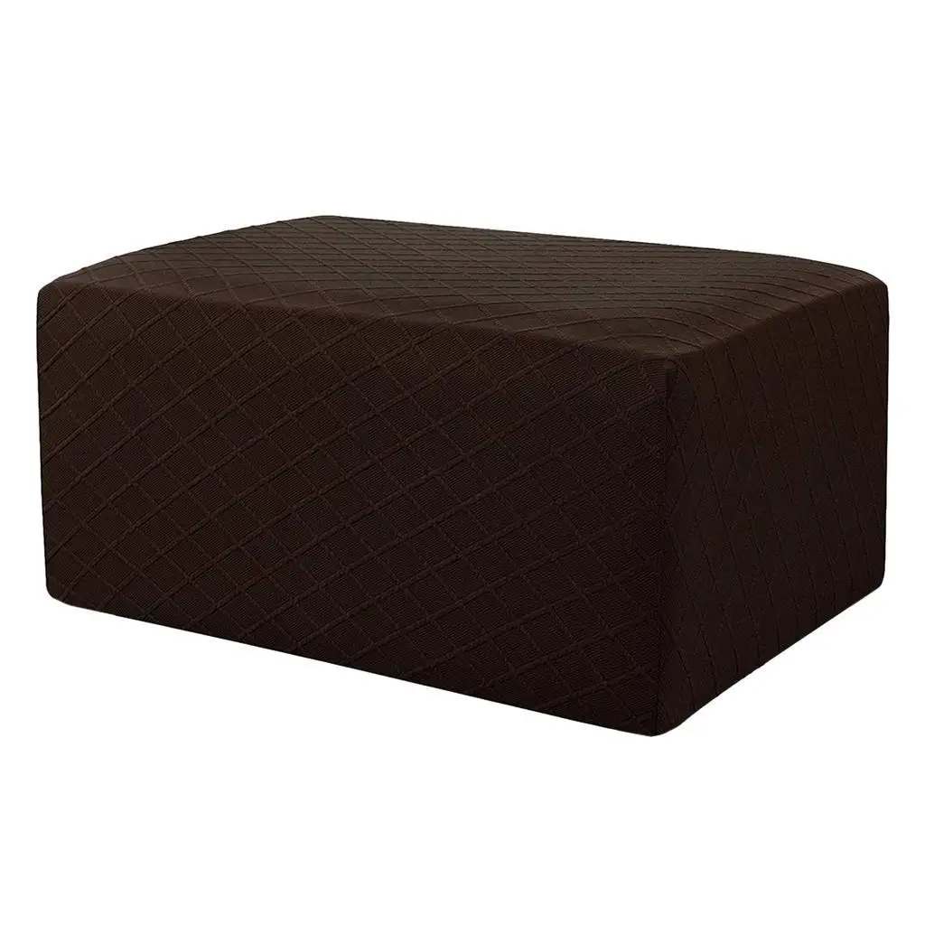 Water Ottoman Cover Stretch Rectangle Folding Storage Stool Ottoman Slipcovers