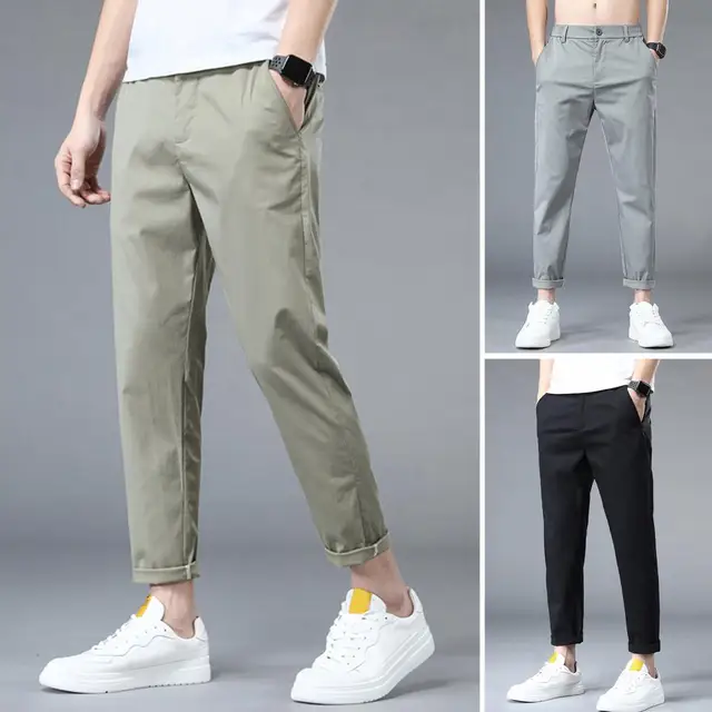 Summer Casual Pants for Men Classic Style Men Clothing Fashion