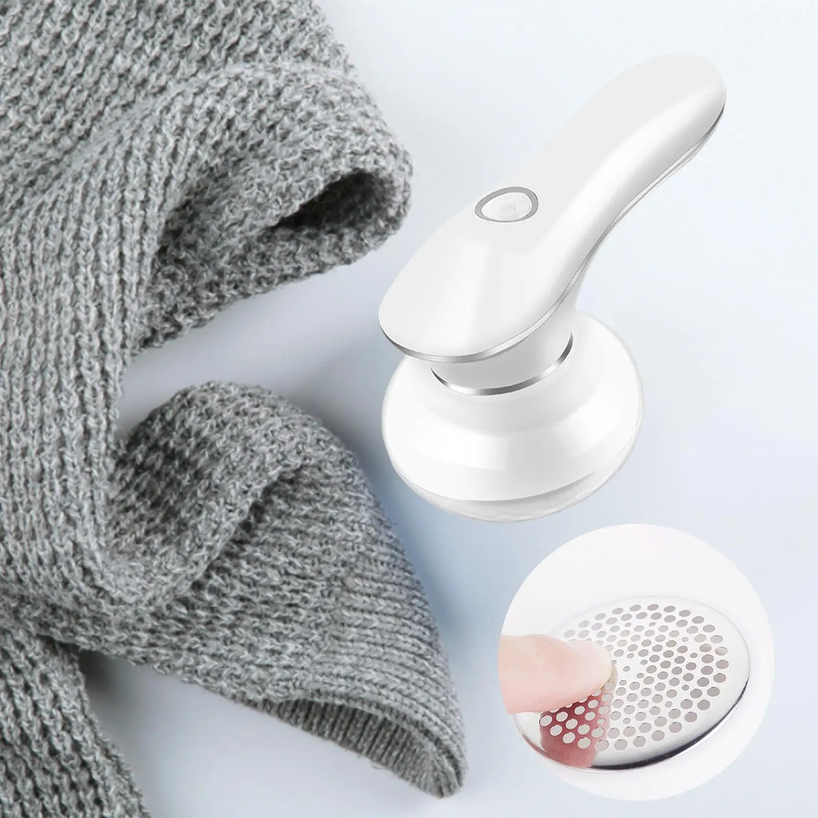 Portable Electric Fabric Shaver USB Charging for Clothes, Sweater Daily Use Stainless Steel Mesh Cover Durable Widely Used