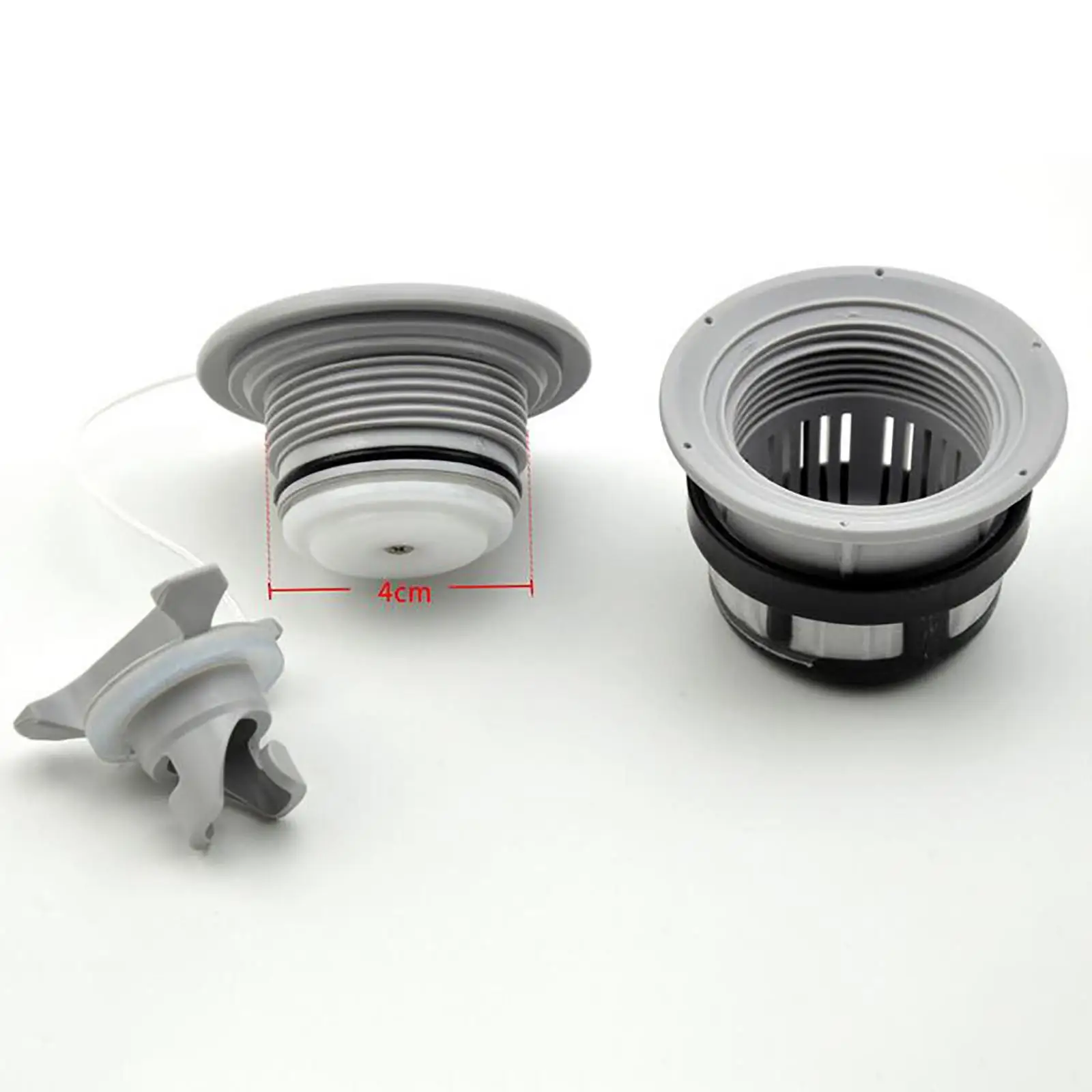 Boat Air Valve Adapter Caps, 6 Groove Gray Air Gas Valve Caps Air Plugs for Inflatable Boat Airbed Boat Raft Canoe Parts