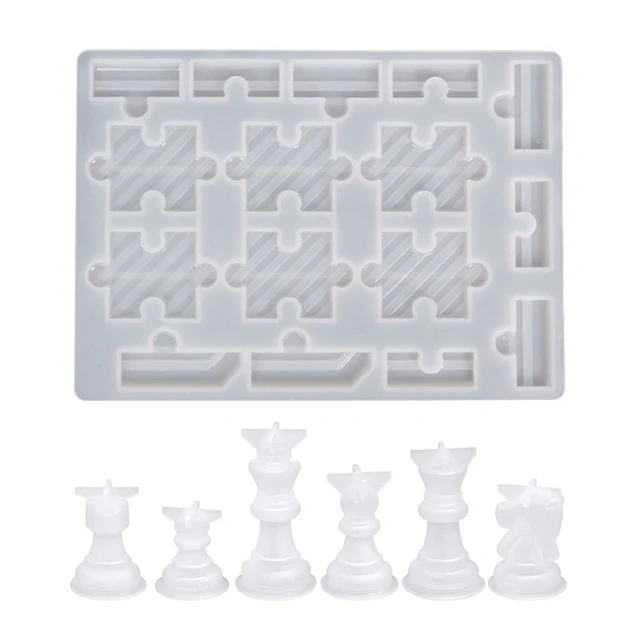 1pc 3D International Chess Epoxy Resin Silicone Mold Chess Pieces Mould DIY  Handicrafts Xmas Party Jewelry Gift Decoration Tool - AliExpress