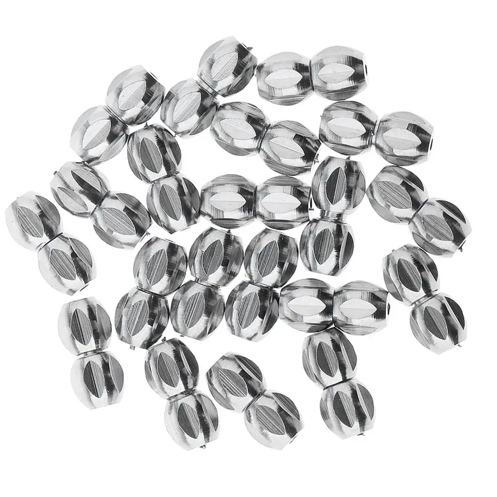 20pcs Silver Bracelet Necklace craft beads Screw Clasps Connector Findings