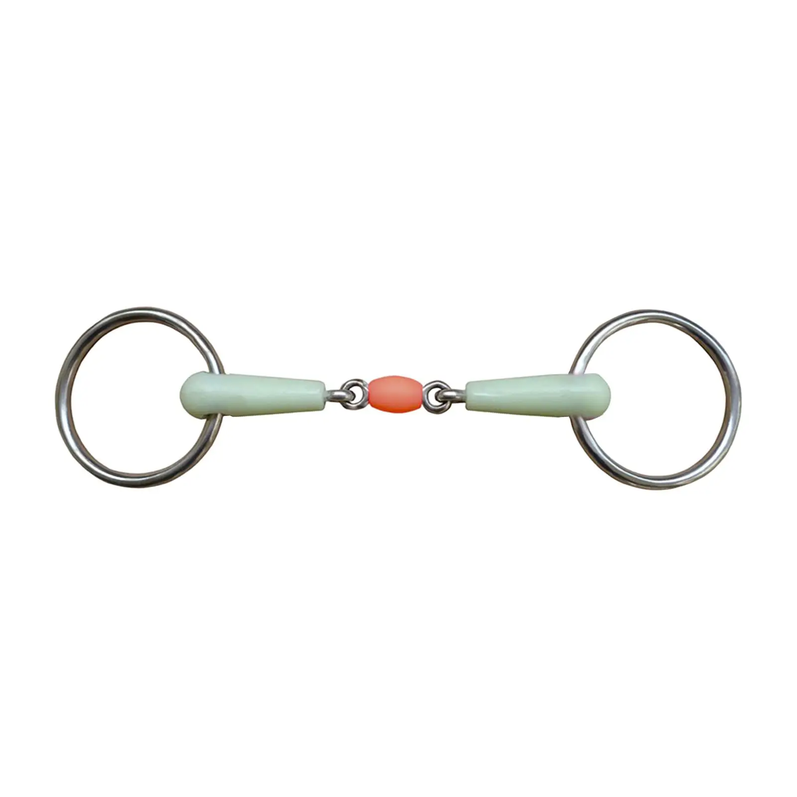 Horse Mouth Bit Stainless Steel Snaffle Bits Cheek for Training Equipment