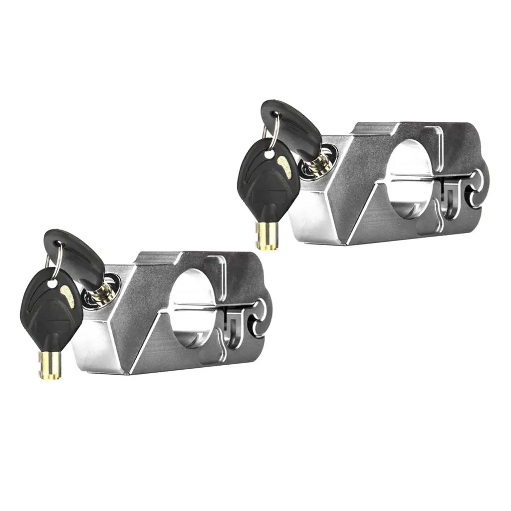 2 pieces motorcycle brake lock anti-theft device handlebar throttle lock With