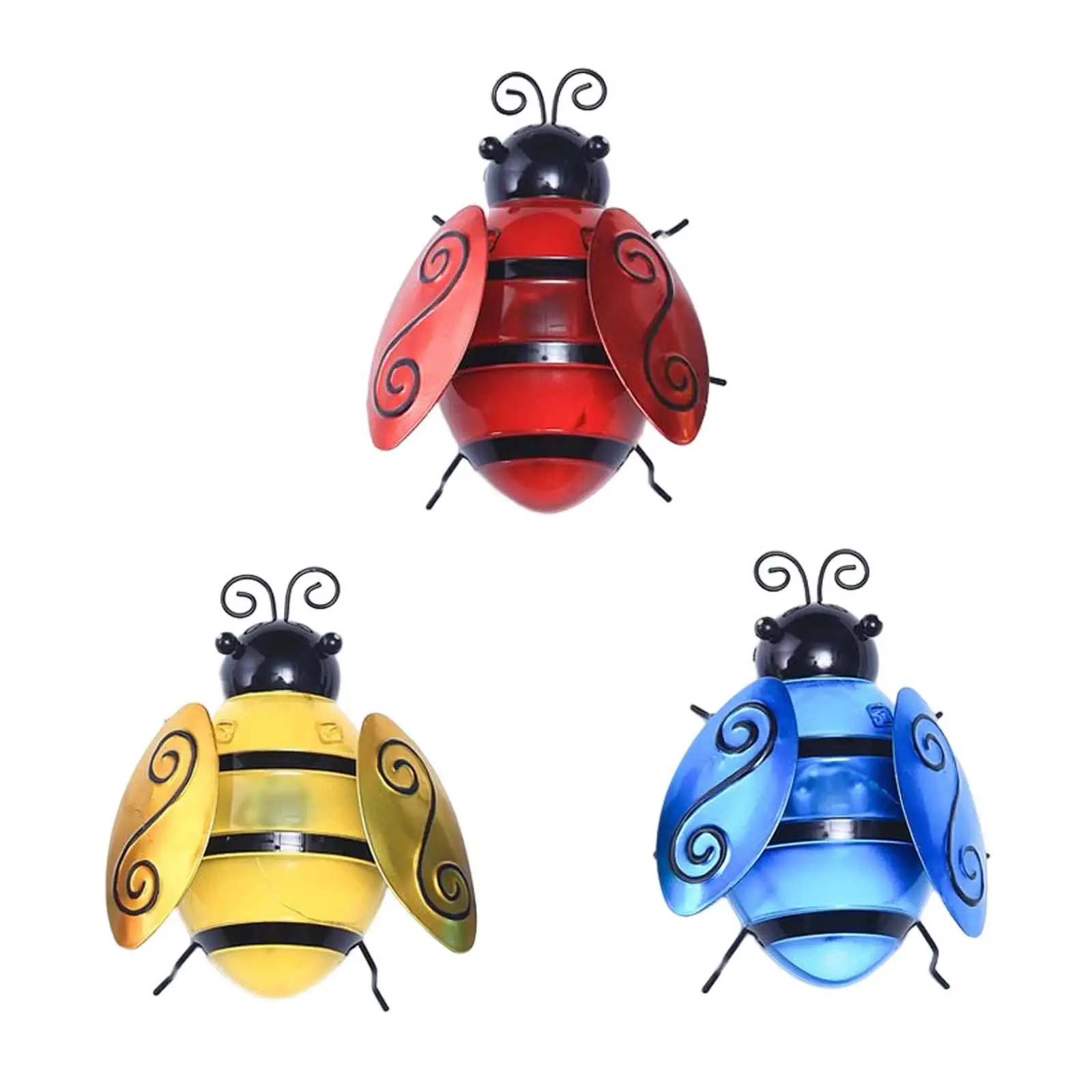 Waterproof Solar Bees Light Simulation Honey Bees Party Christmas Yard Patio Grass Fence Garden Wedding