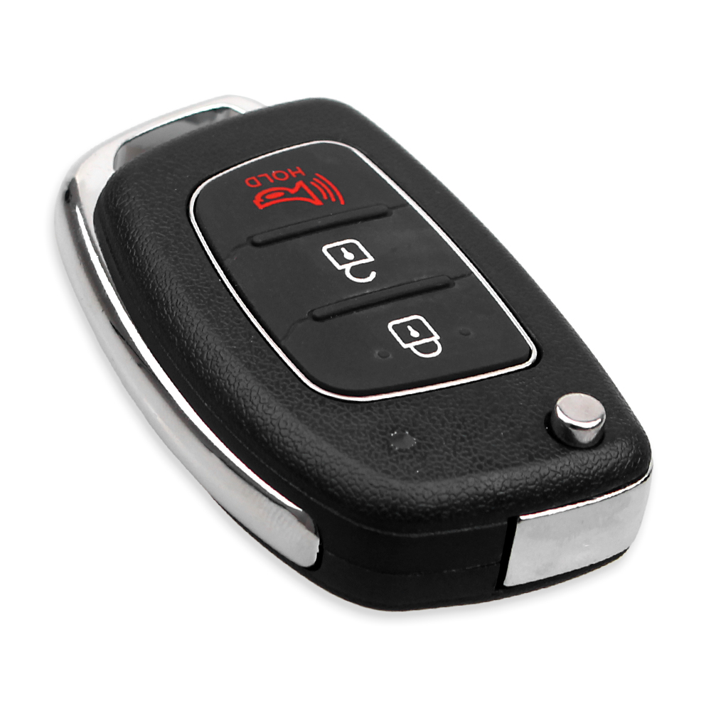 KEYYOU 3 Taste Filp Auto Fernbedienung Schlüssel Fall Für Hyundai HB20 IX35 I45 SANTA FE Accent I40 I20 HY15/HY20/TOY40 Uncut Klinge Schlüssel shell – Detail 7