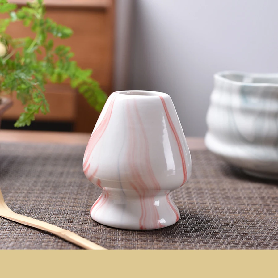 3-teiliges Matcha-Rührständer-Set (japanisches Bestellzubehör) inklusive 3 Löffeln und Teepinselhalter_voghion.com