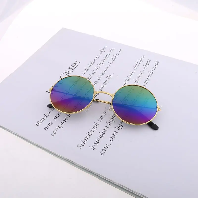 Vintage Round Sun Glasses New Fashion Candy Vintage Round Mirror Sunglasses UV 400 fashion sunglasses