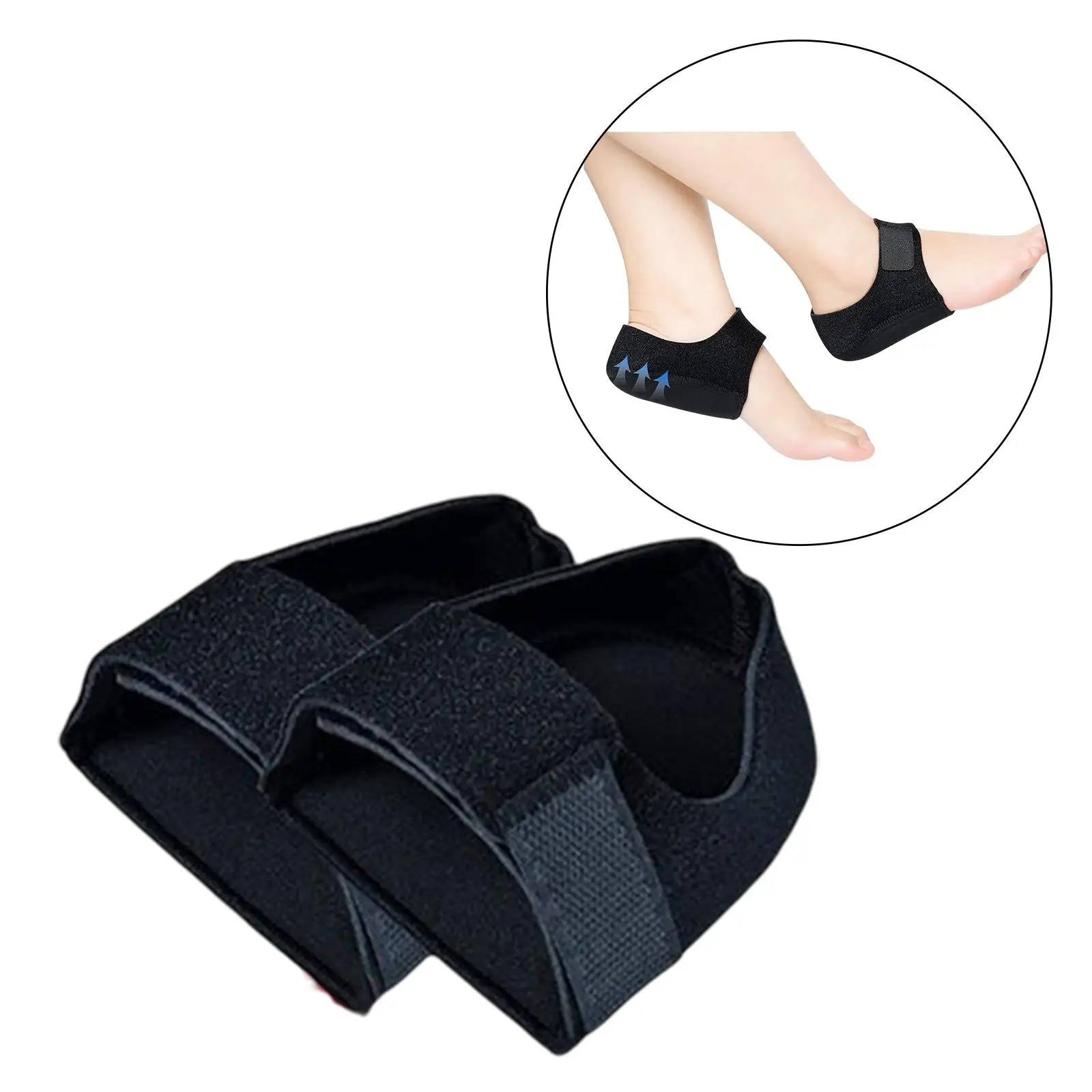 Silicone Heel Protector Plantar Fasciitis Inserts Cushion Cracked feet skins cares Unisex