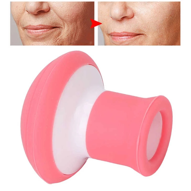 Best of Silicone Slimming Face Lifter Double V Face Facial Lifter Thin Wrinkle Removal Blow Breath Exerciser Masseter Muscle Line Tools Reviews & Tips - Image 5