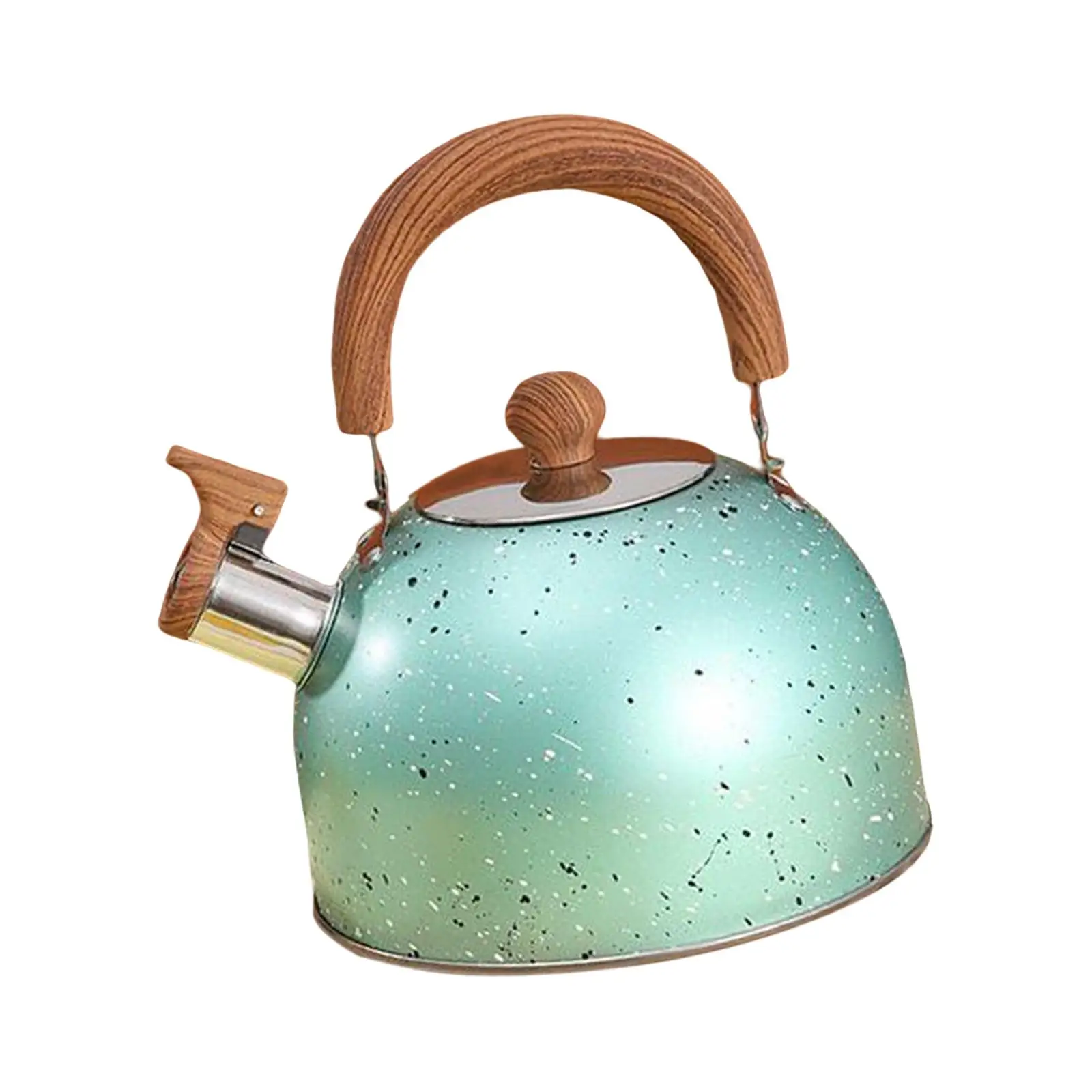 Whistle tea Kettle for Stove Top with Wood Handle Tea Pots for Boiling water Source