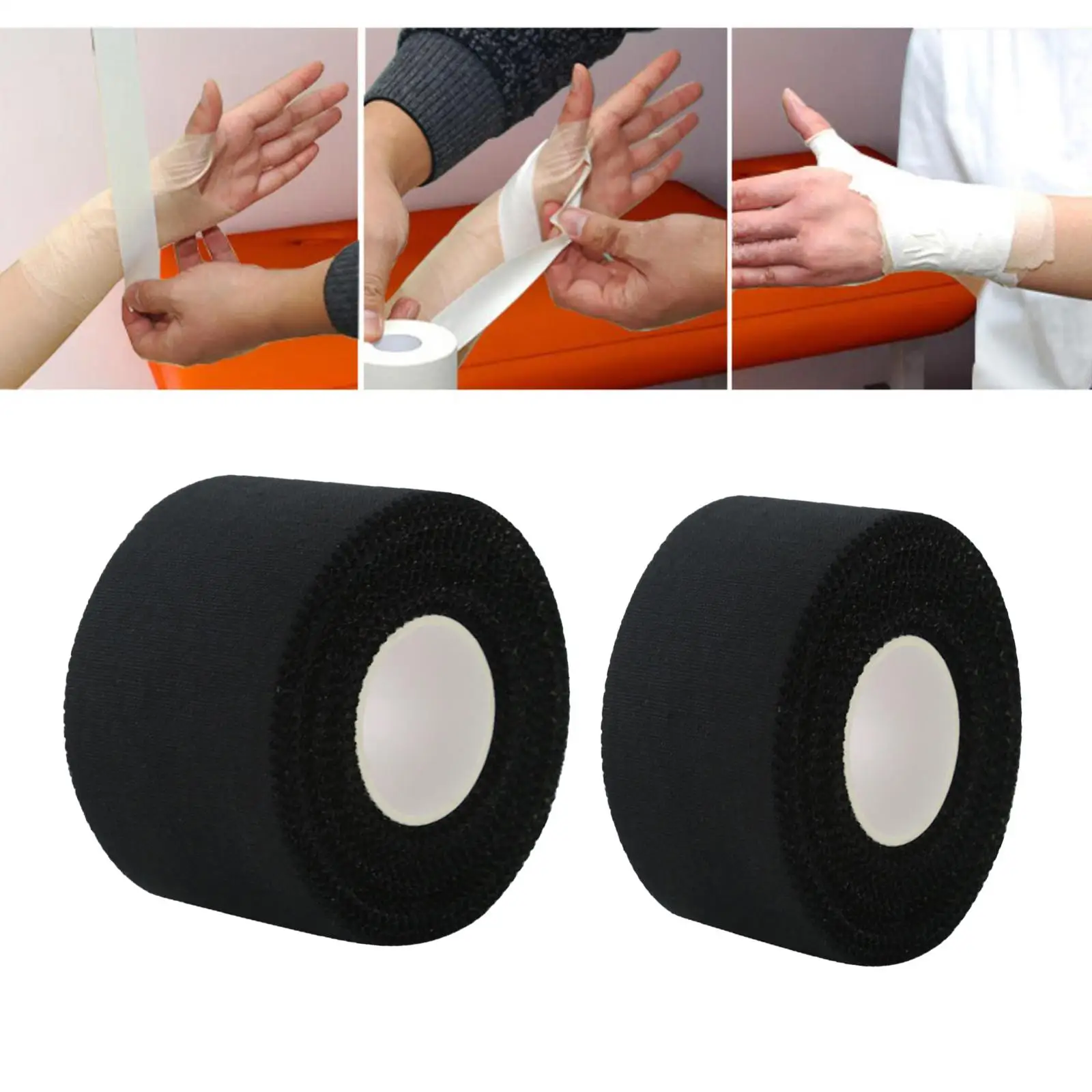 Elastic Cohesive Bandage Sports,Cotton Tape Self Adhesive Wrap for Training Tool Ankle Knee