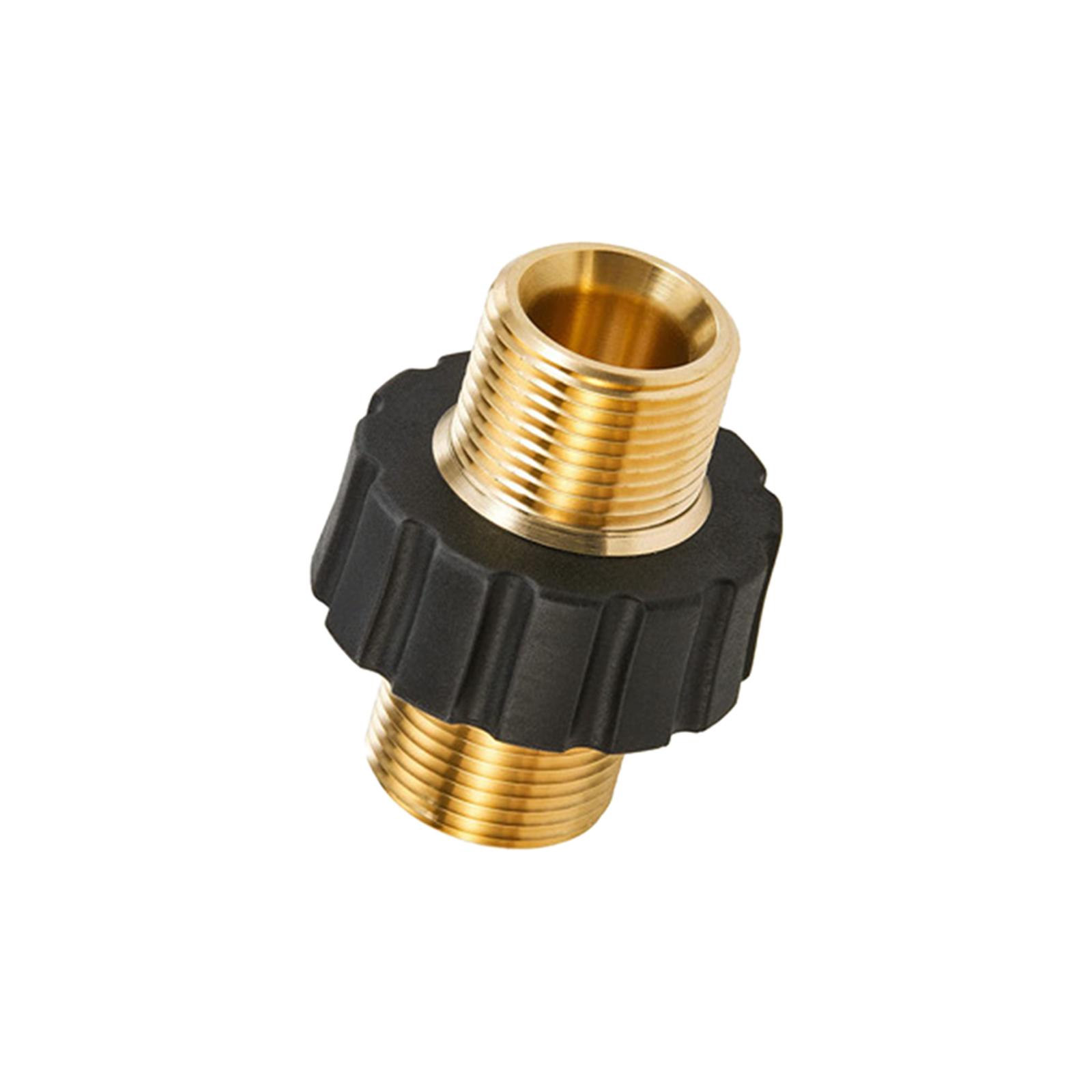 High Pressure Washer Adapter Parts Garden Water Hose Brass Thread Coupler for