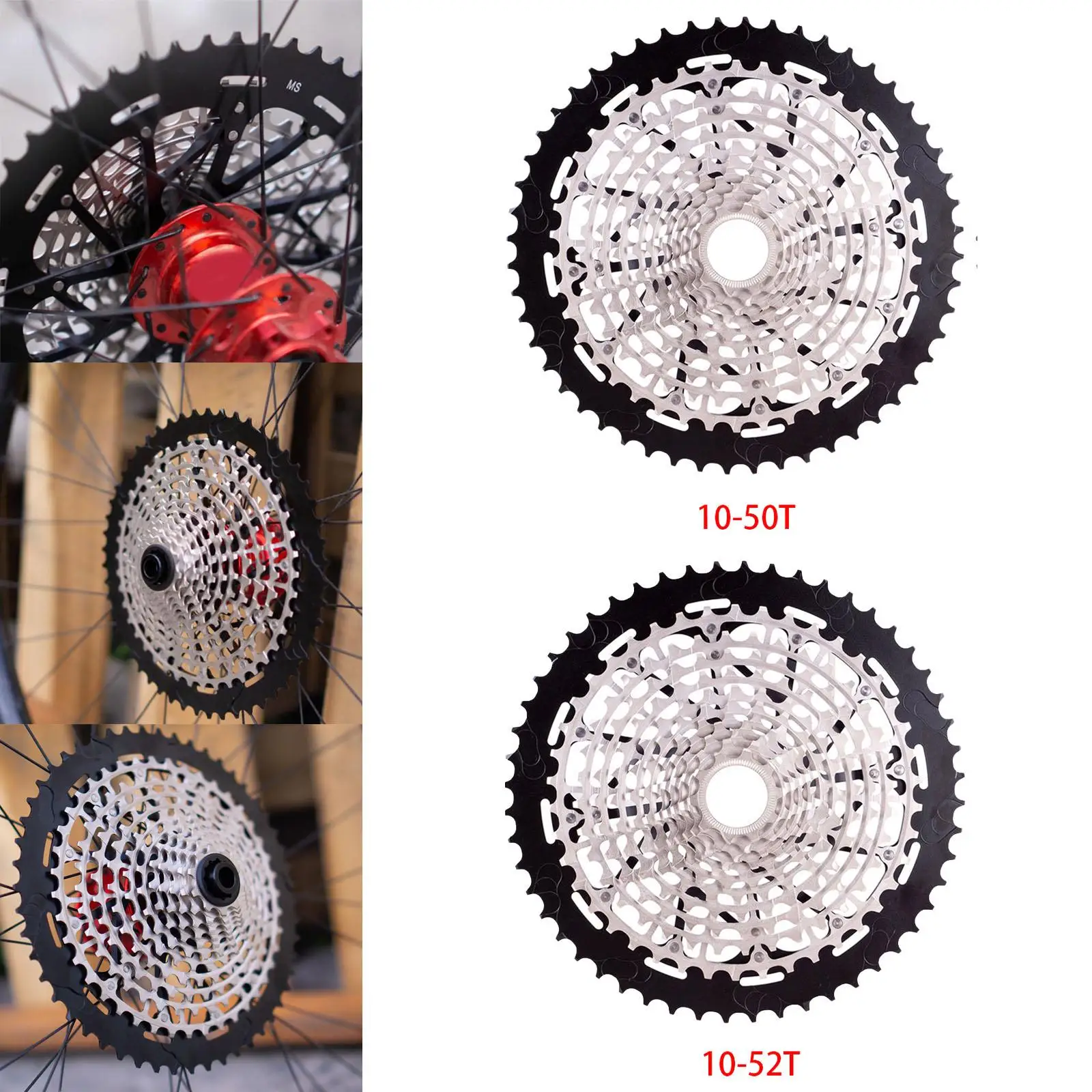 1 Piece Steel Bike Cassette, MTB  Store Smooth 12 Speed Freewheel for Deore