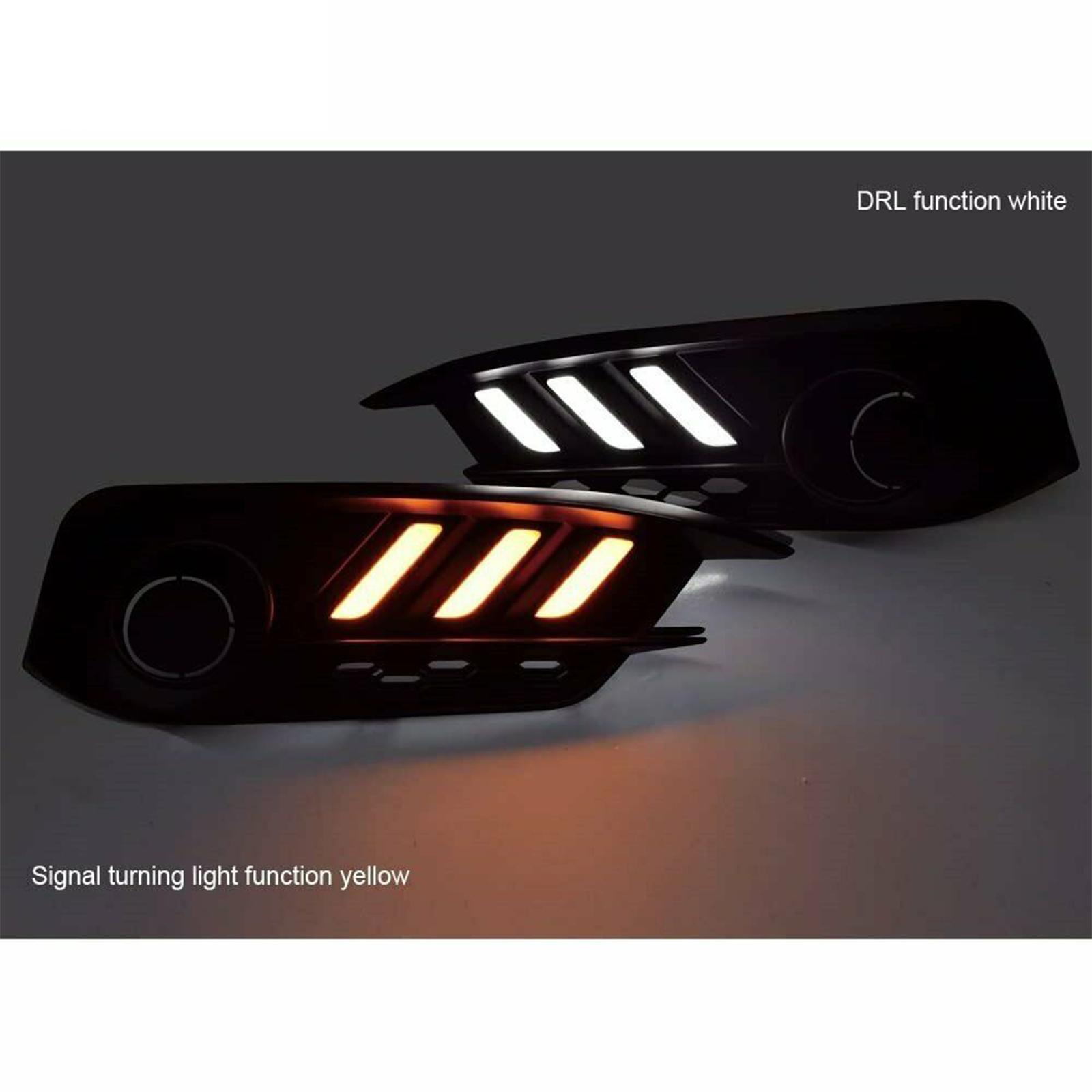 2x LED Daytime Running Light Assembly for Honda Civic 10TH Gen Sedan