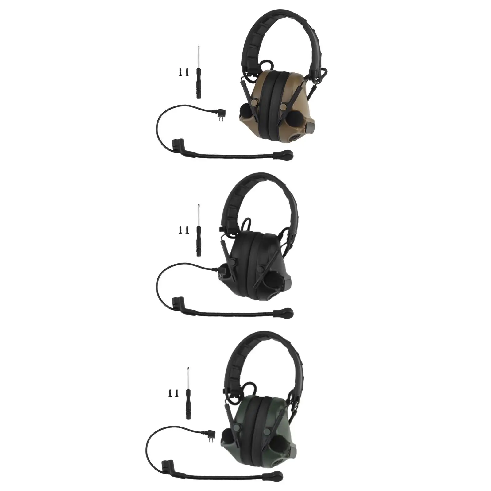 Hearing Protectors Ear Covers Earphones Compact Soundproof Earmuffs Ear Cups for Manufacturing Business Sleeping Travel Learning