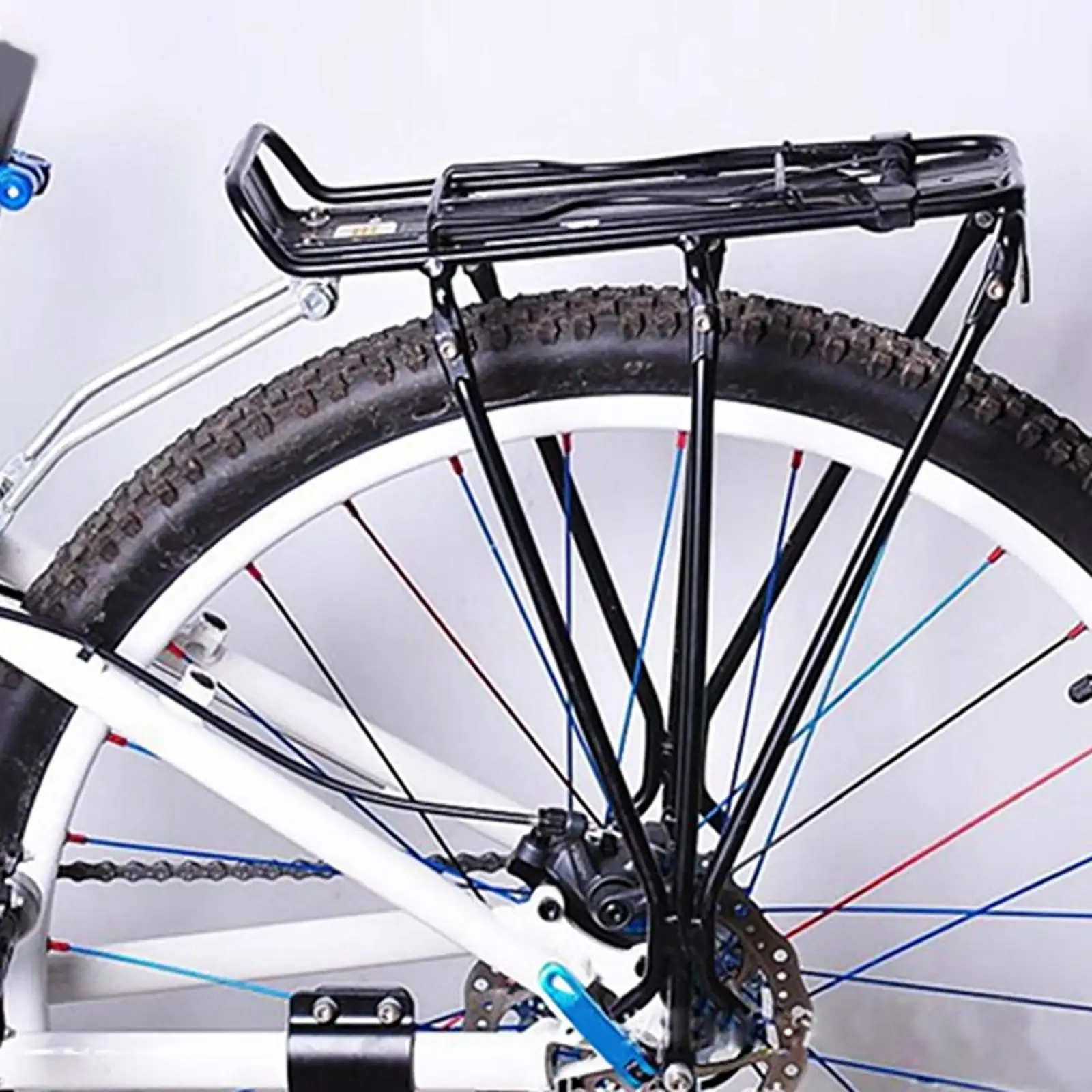 Mountain Bike Bicycle Rear Cargo Rack Alloy Shelf for Travel Parts MTB