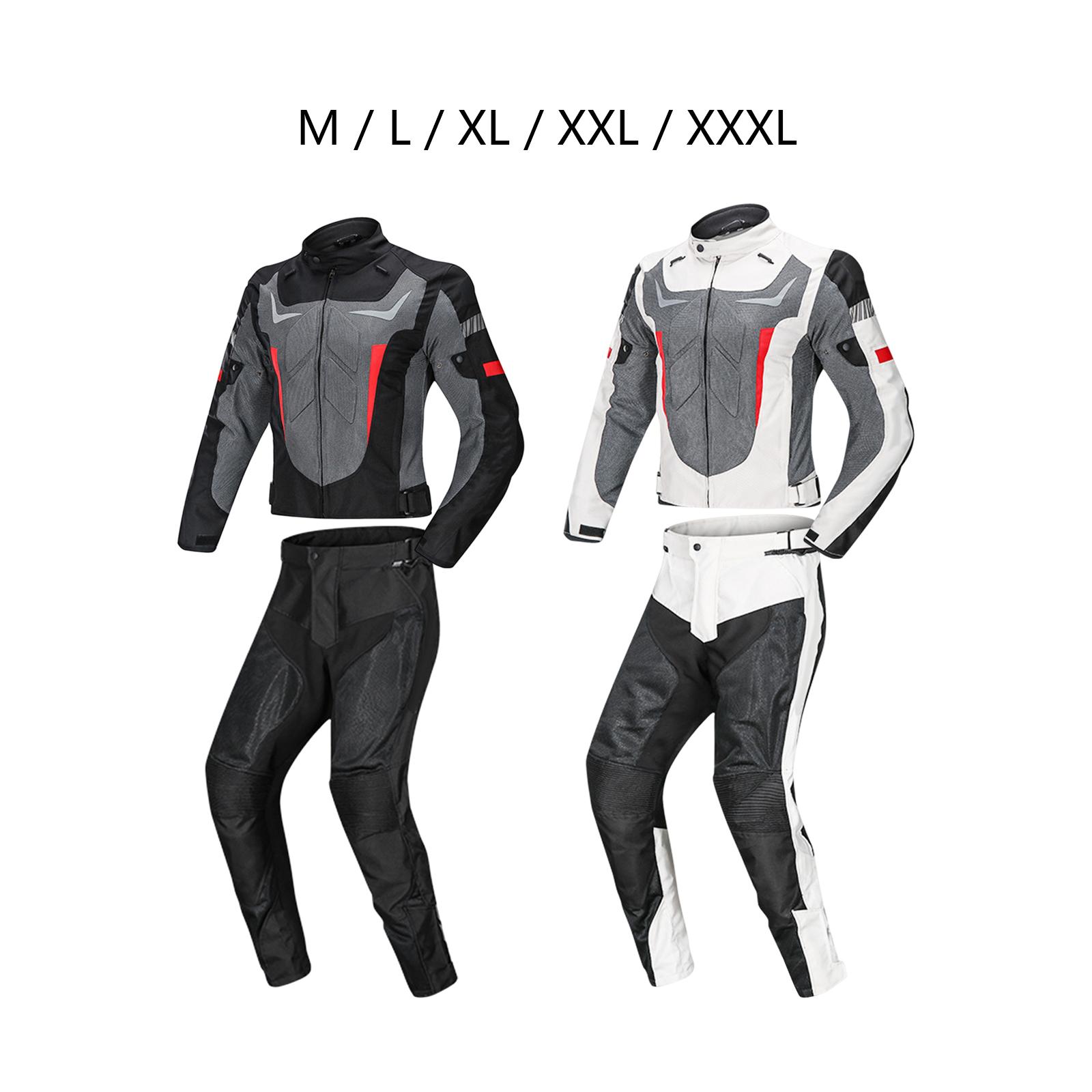 Waterproof Motorcycle Jacket Pants Racing Suit Windproof Reflective Summer Motorbike Biker Protective Pads Racing Clothes