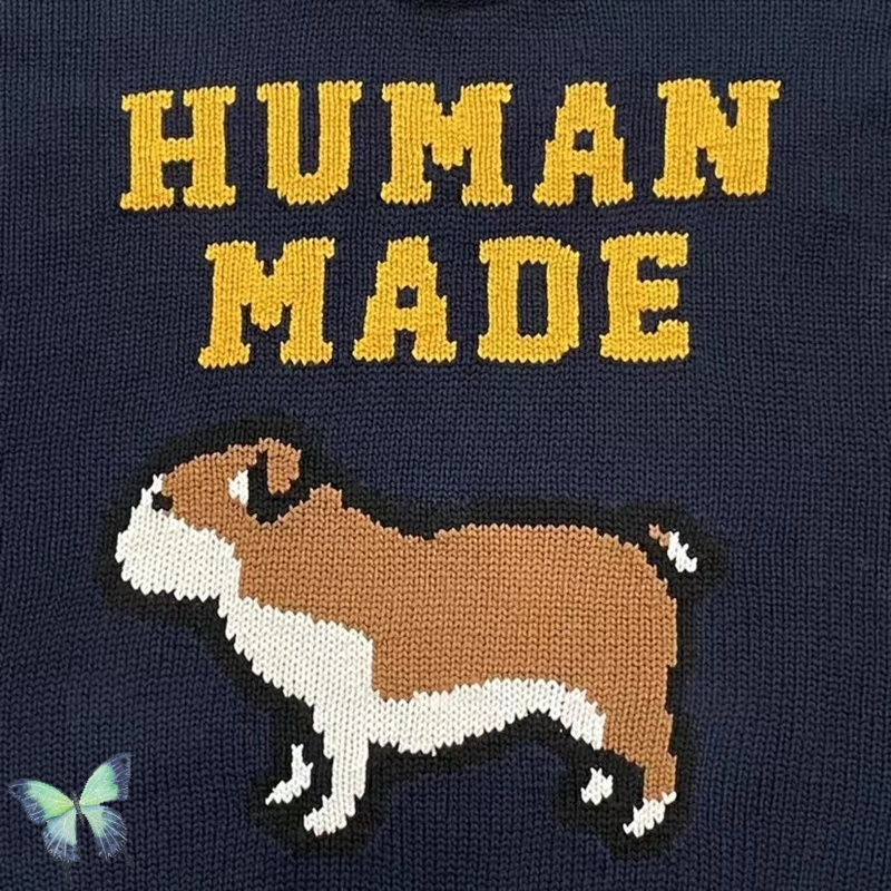 HUMAN MADE DOG COTON KNIT ニット 犬 【新品、本物、当店在庫だから