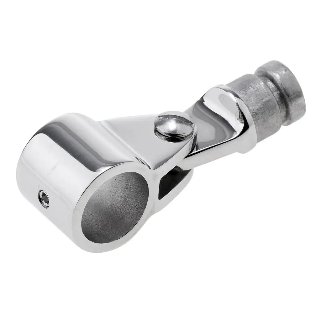 Marine Boat 316 Stainless 22mm/0.87inch Bimini Top Caps Eye End Deck Hinge