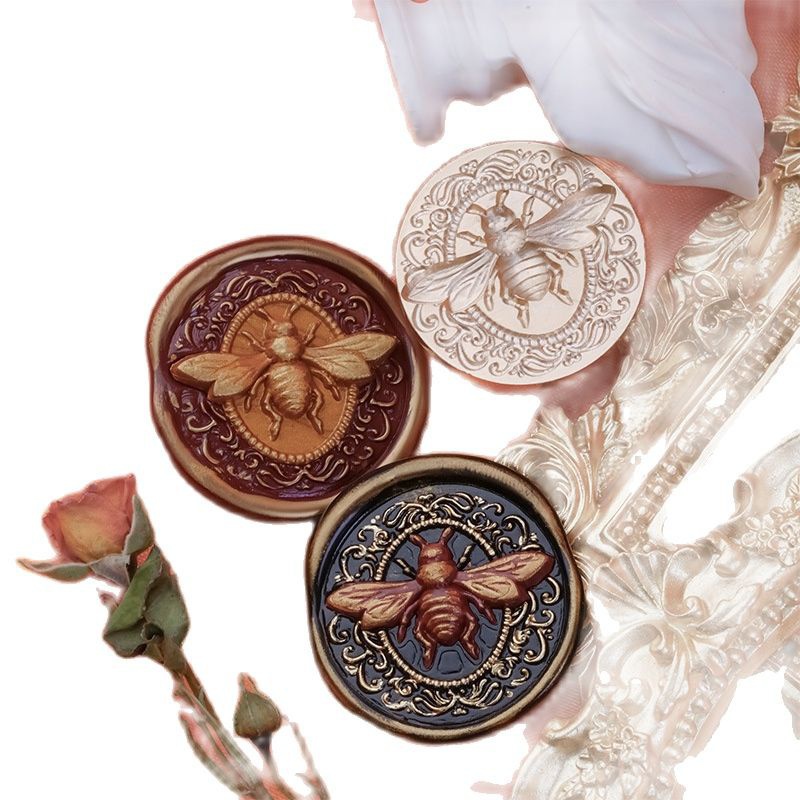 DELORIGIN Sceau De Cire Rétro 3D Berry De 2,5 Cm Avec Tête En