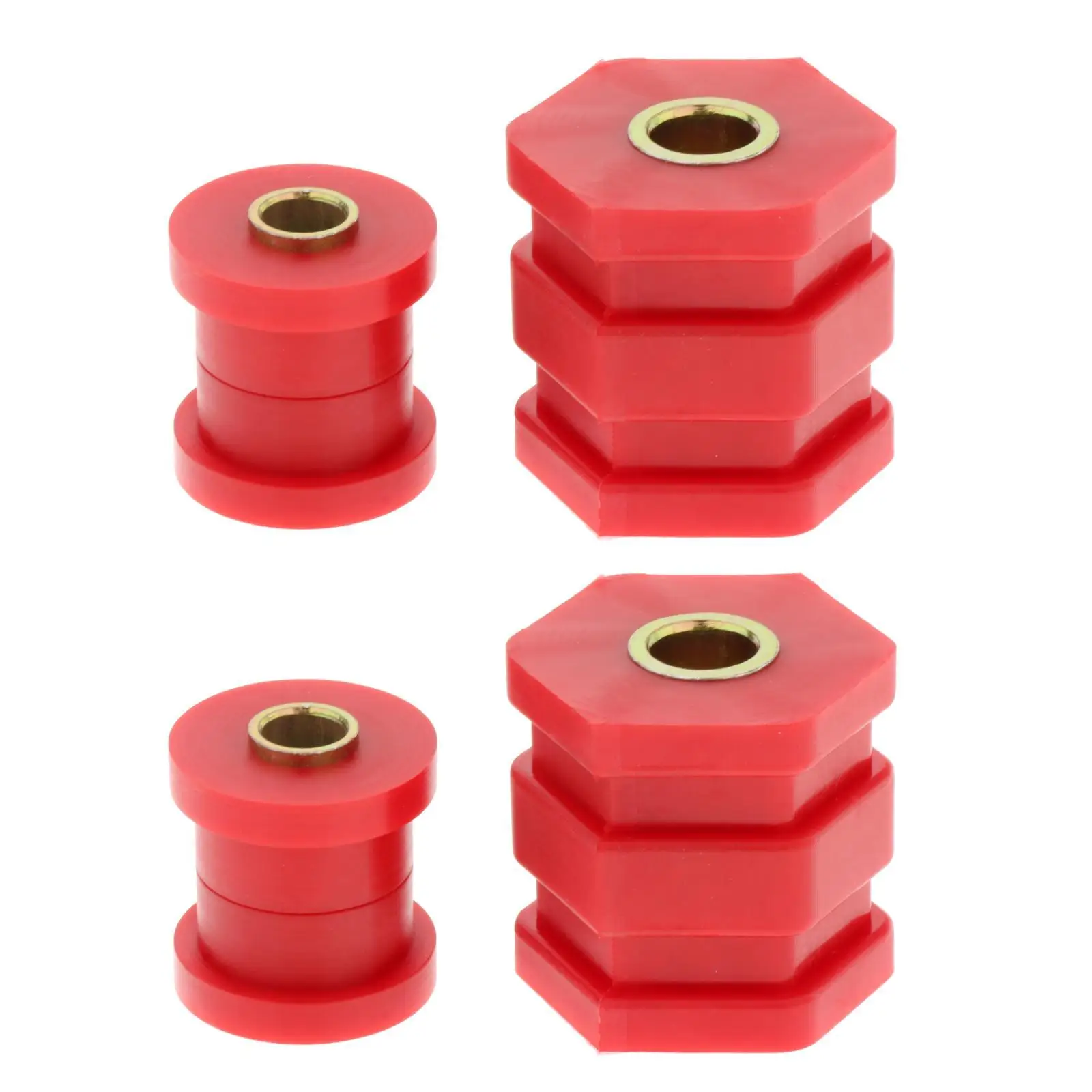 Red Front Lower Control Arm Bushing Set  9, Professional Accessories