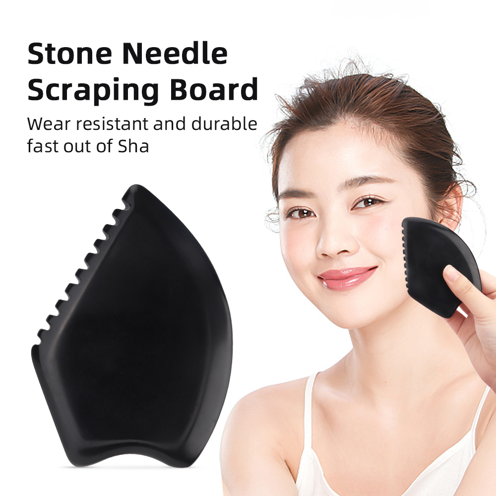 Best of Natural Jade Face Gua Sha Tool Crystal China Bian Shi Stone Mineral Skin Care Massager Head Comb Body Health Massage Scraper Reviews & Tips