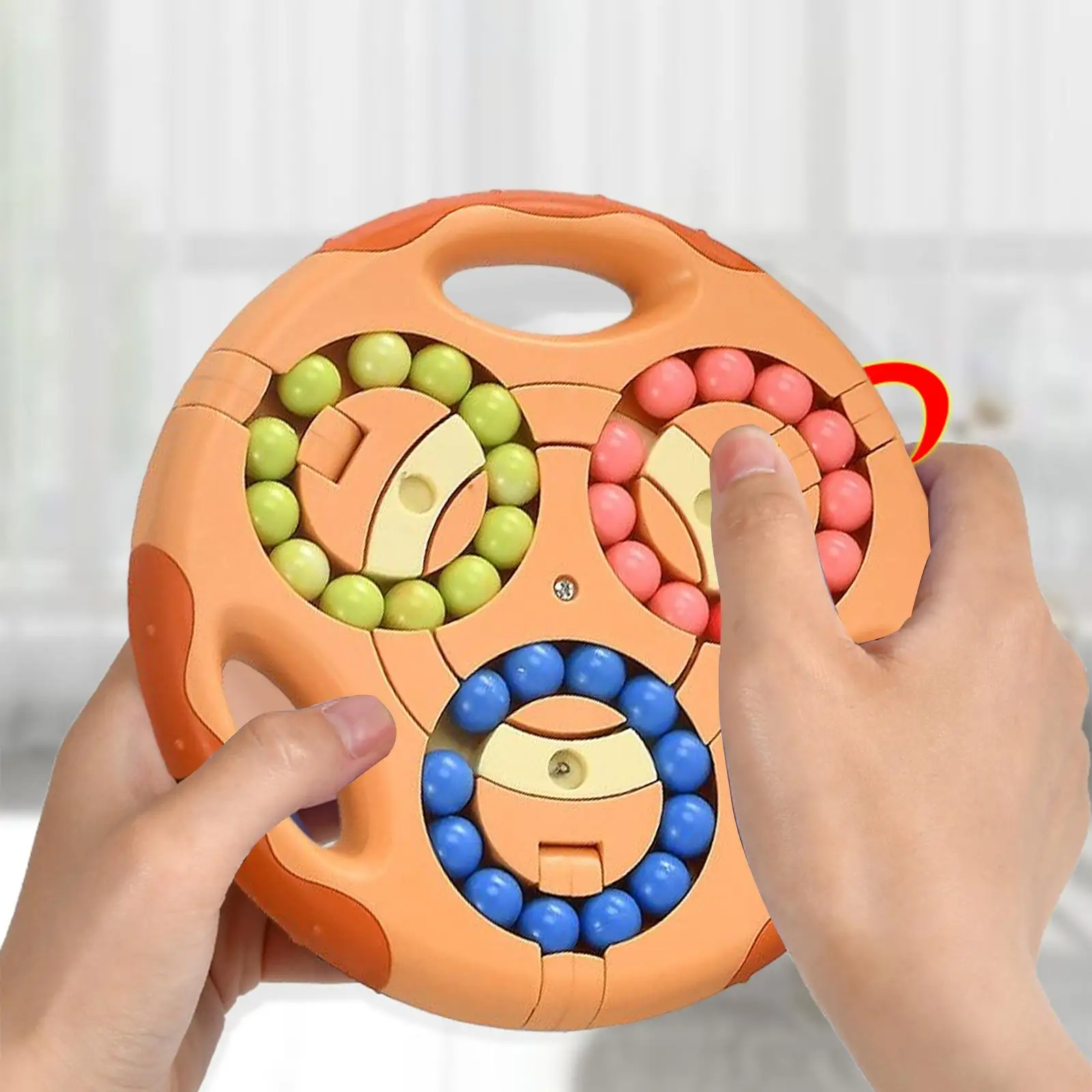Rotating Magical Beans Fingertip Toys Adults Children Finger Gyro Magical Disk Educational Intelligence Game Puzzles Toy