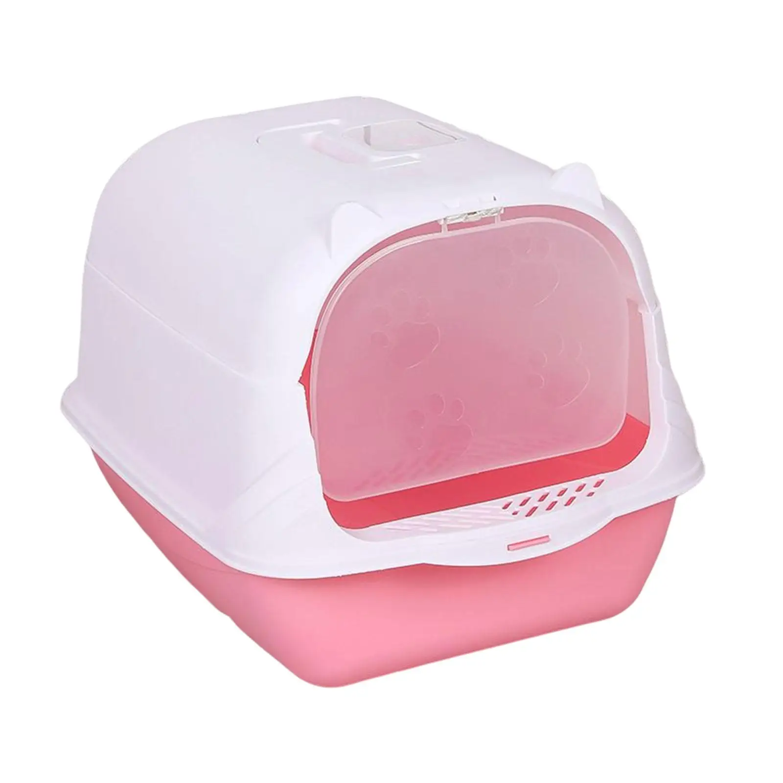 High-sided Hooded Litter Box, Closed Potty, Commode Litter Box, Bedpan, Deep