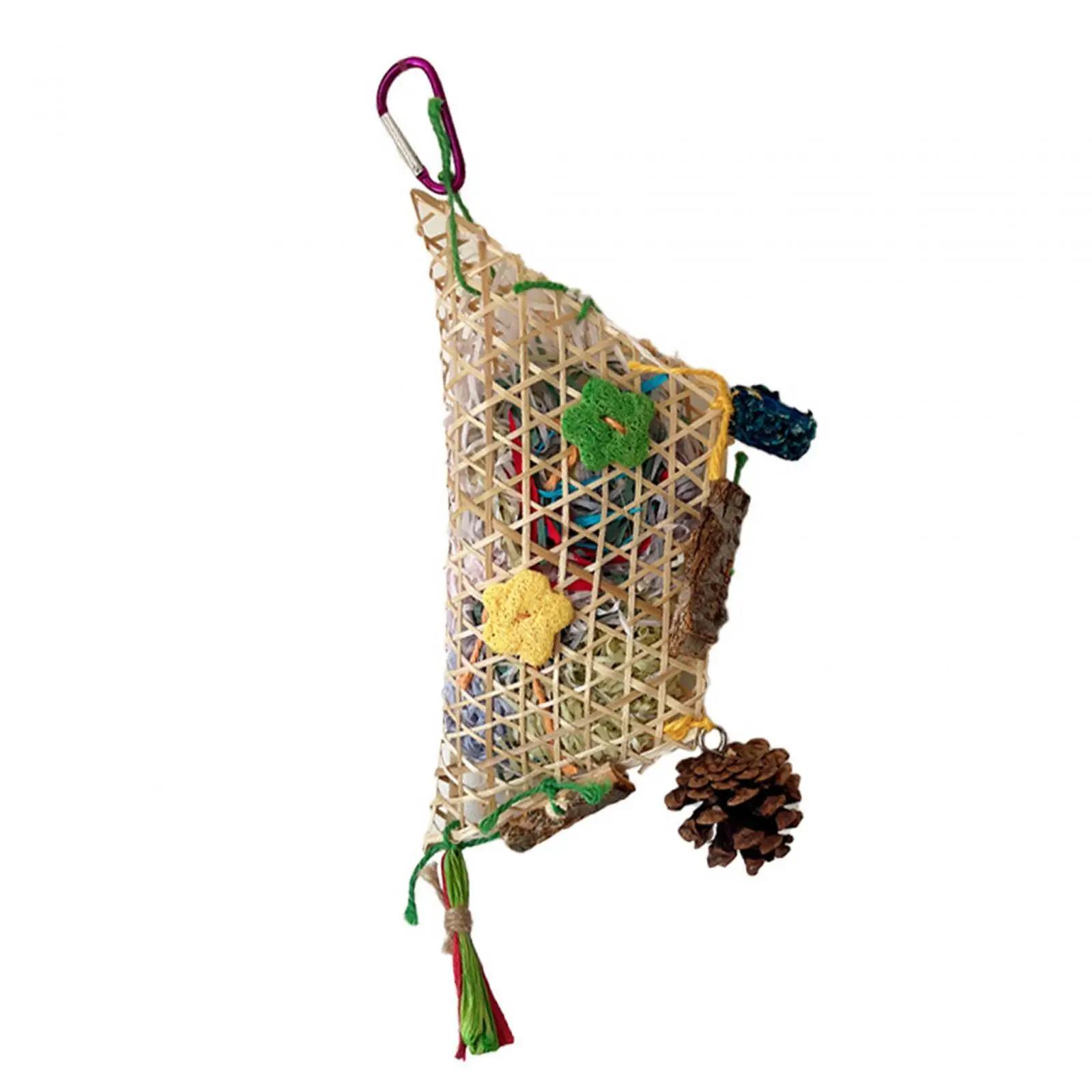 Parrot Chew Toy Bird Chewing Toy Parrot Cage Shredder Toy Bird Chew Toy for Finches Small Medium Birds Lovebirds Parrot Macaws