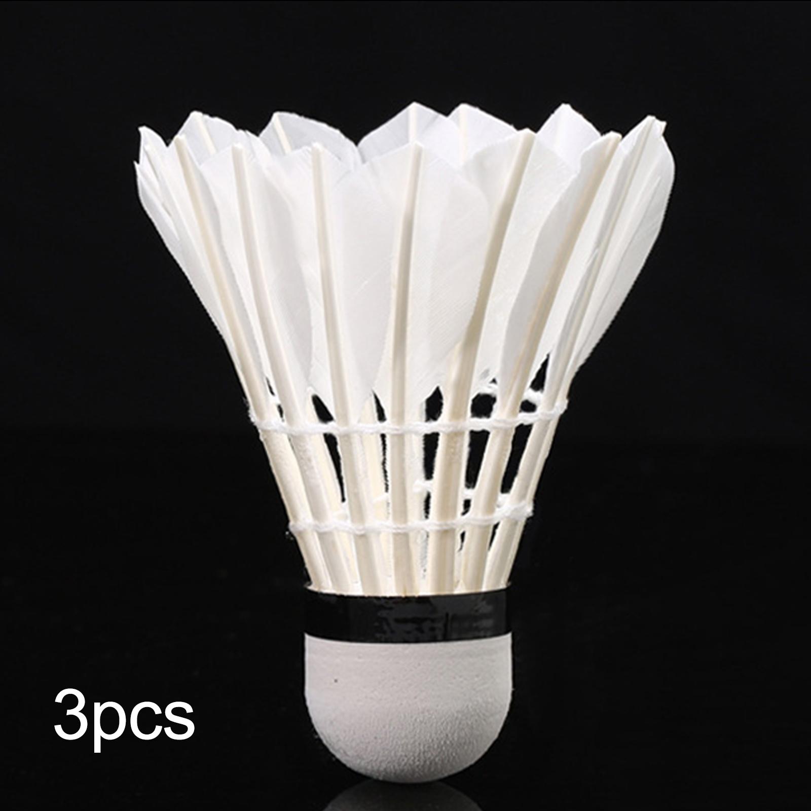 3Pcs Badminton Shuttlecocks for Recreational Game Play Sports Activities