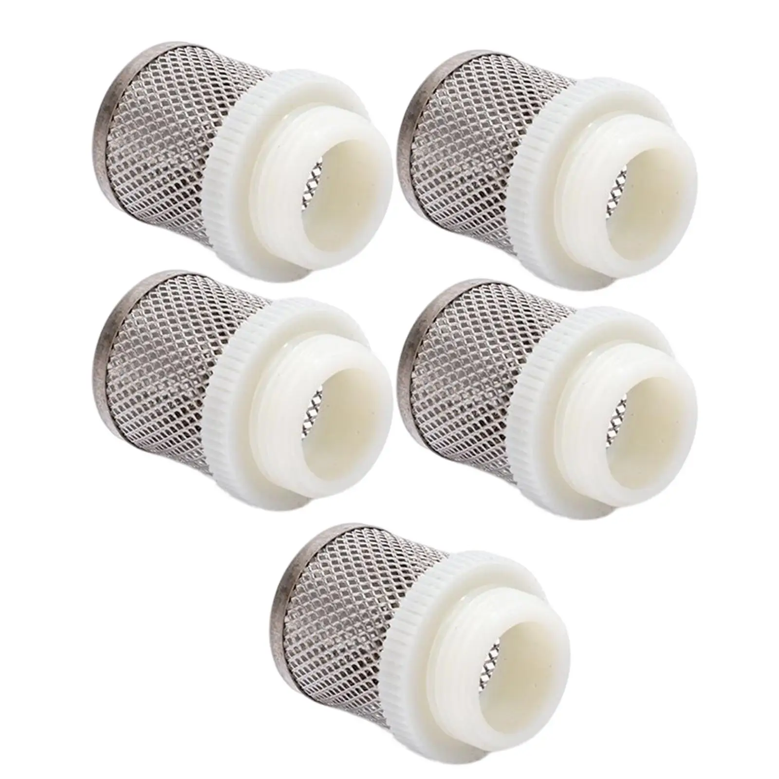 5x Multifunctional Hose Filter Stainless Steel Mesh Filter Accessories Replacements for Greenhouse Home Lawn Garden Farm