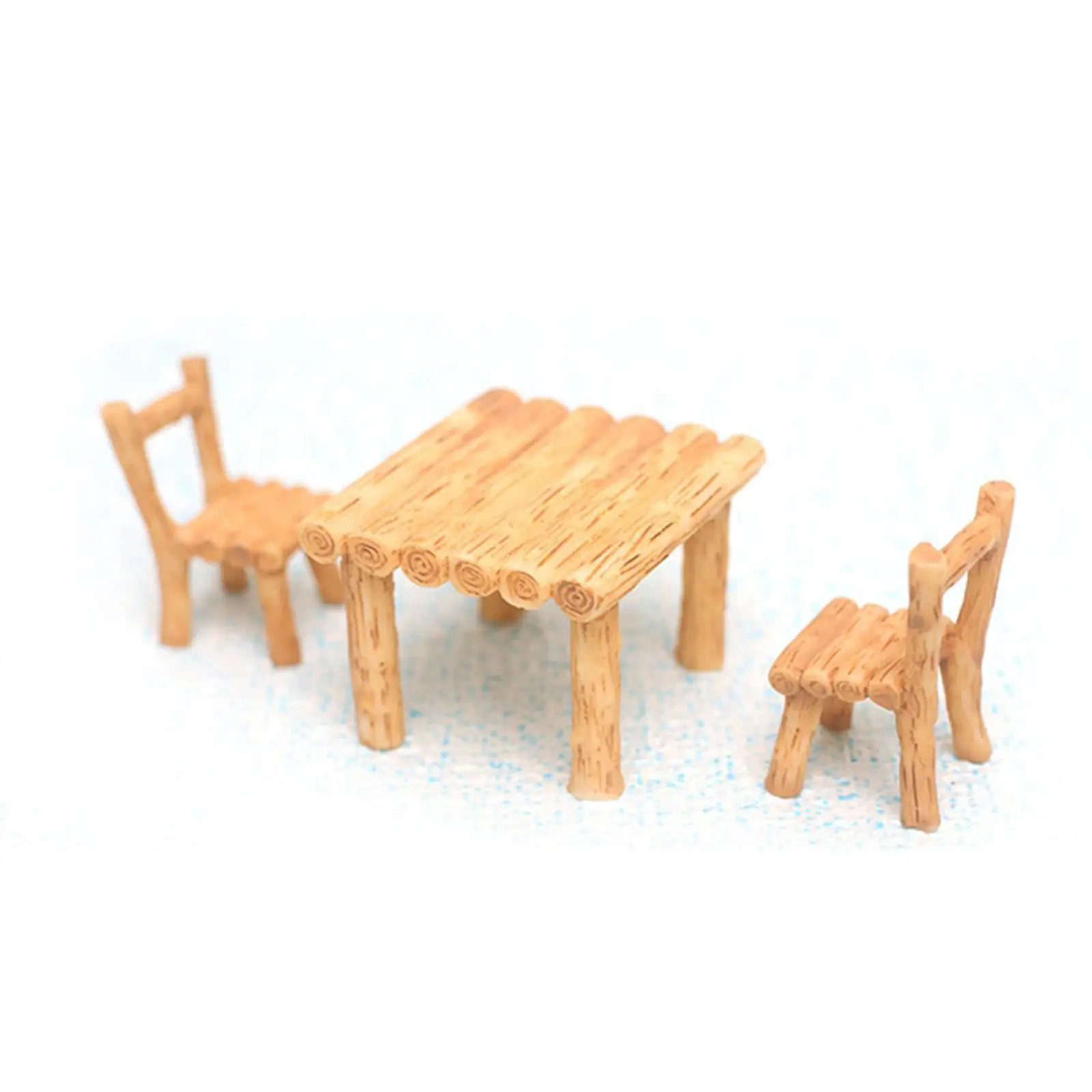 1:12 Desk Chair Set Micro Landscape Life Scene Collections Diorama Scenery