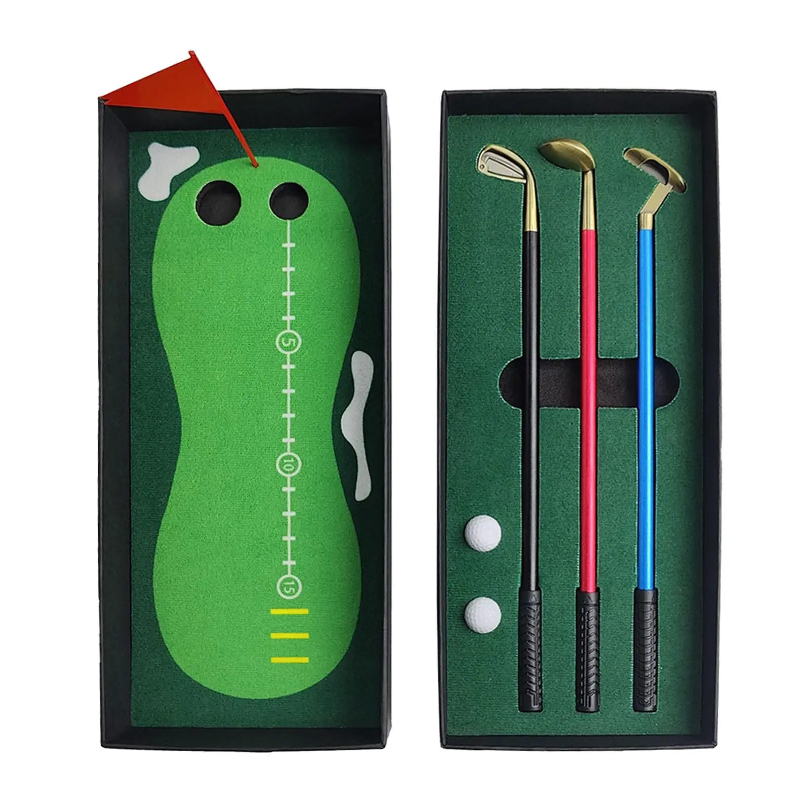 Mini Desktop Golf Ball Pen Christmas Stocking Stuffers Mini Desktop Golf Pen Set for Golfers Boyfriend Dad Coworkers Dad