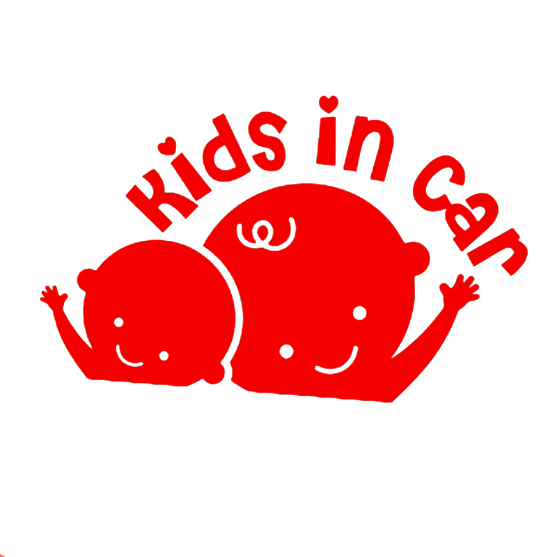 Nette Cartoon Aufkleber Kinder In Auto Hohe Qualität Aufkleber Wasserdicht und Sonnenschutz Abdeckung Kratzer PVC 19*12cm – Detail 4