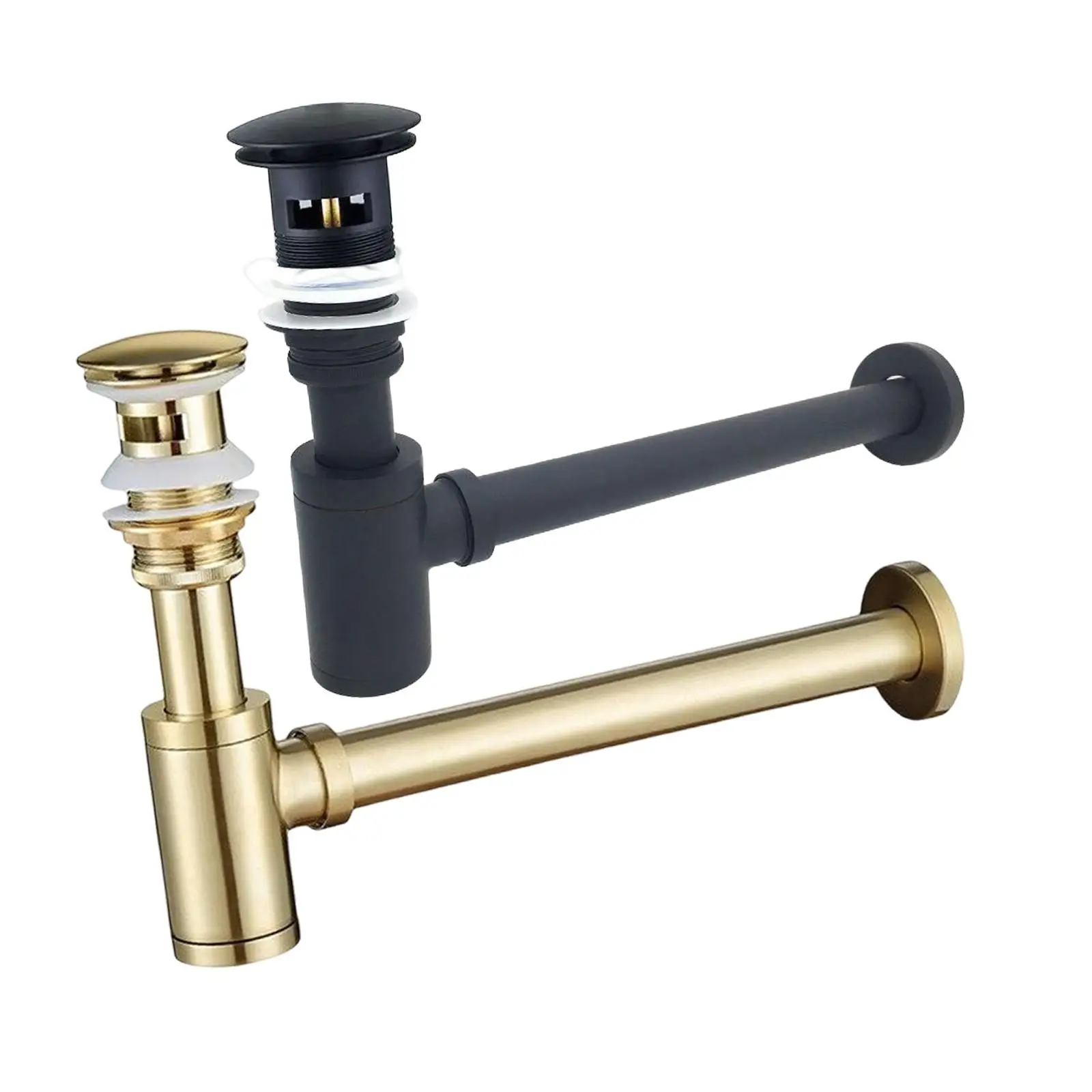 Brass Basin Sink Waste Traps Drain Odour Prevention Modern for Kitchen