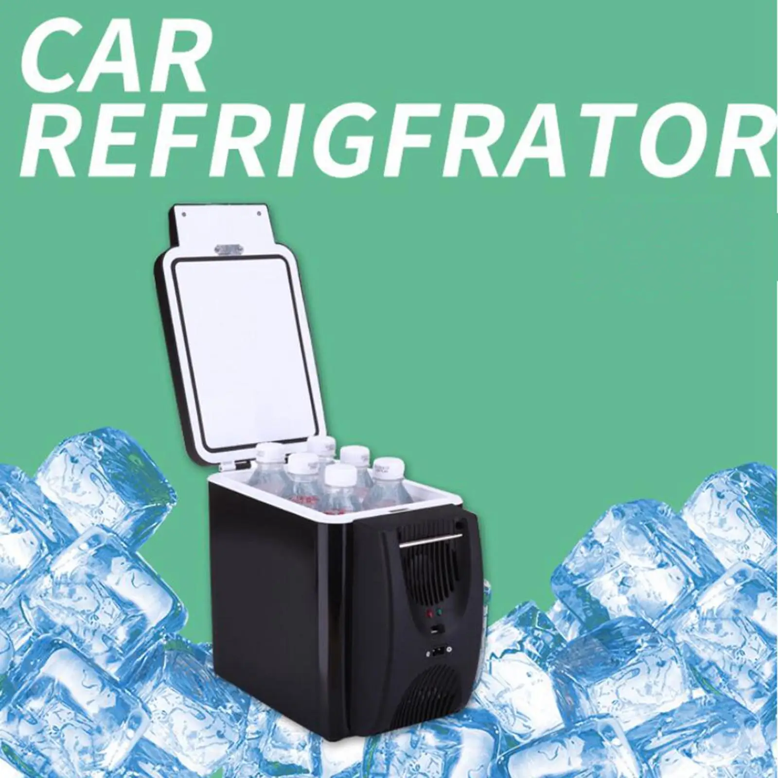 6 Liter Mini Fridge 12V Cooler And Warmer Dual Use for Picnic Outdoor Drinks