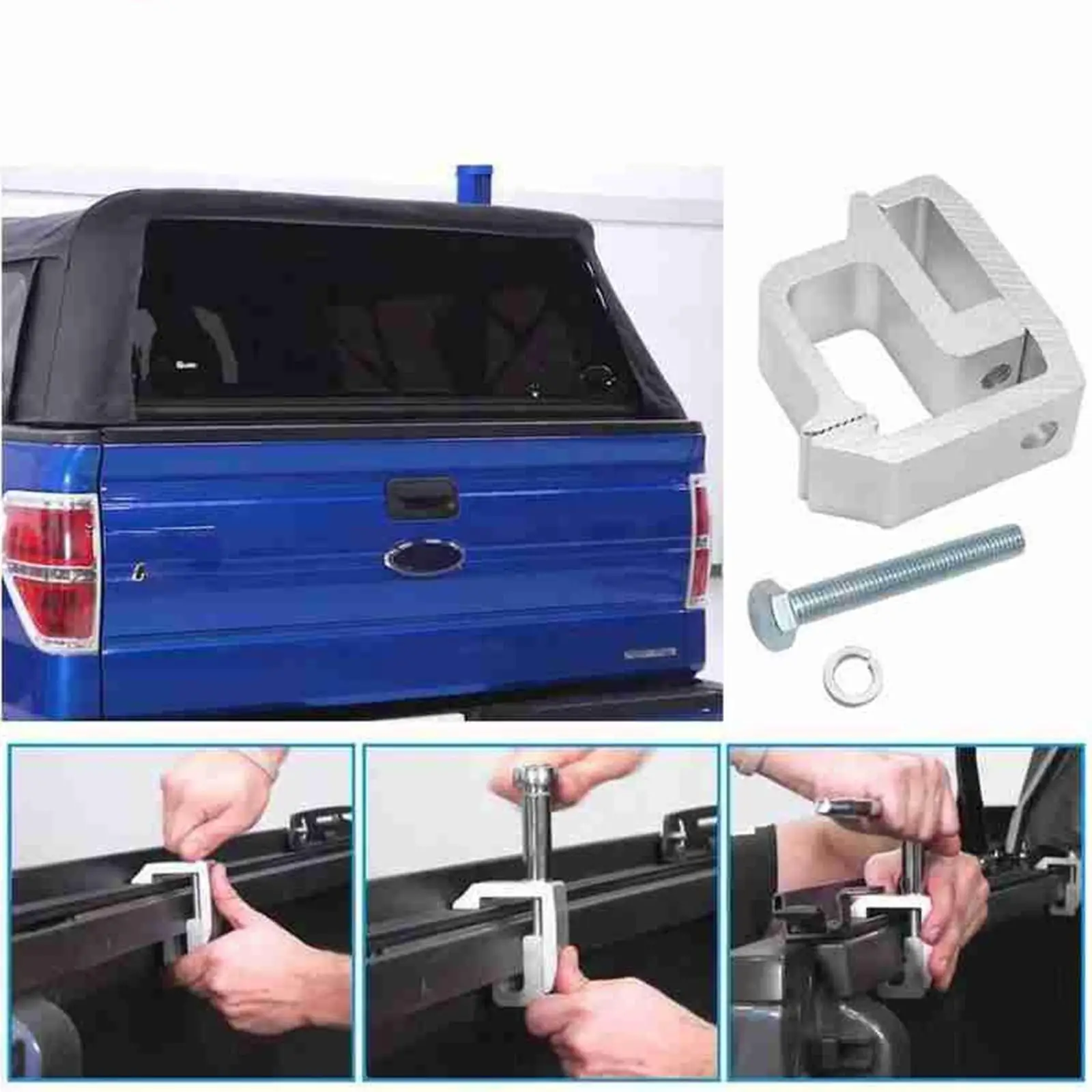 Universal Mounting Clamps Truck Topper Clamp Fit for Truck Cap Topper
