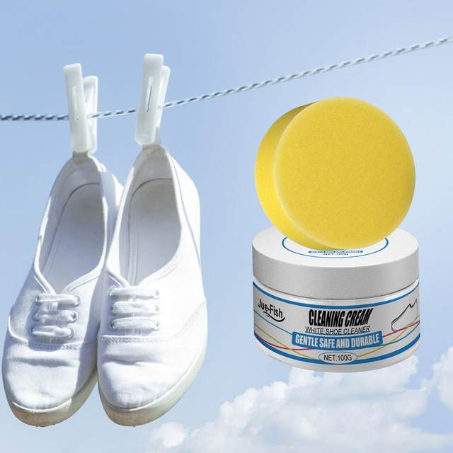 White Shoe Cleaning Cream, Multi-functional Cleaning, Brightening,  Whitening and Yellowing, Maintenance of Sports Shoes